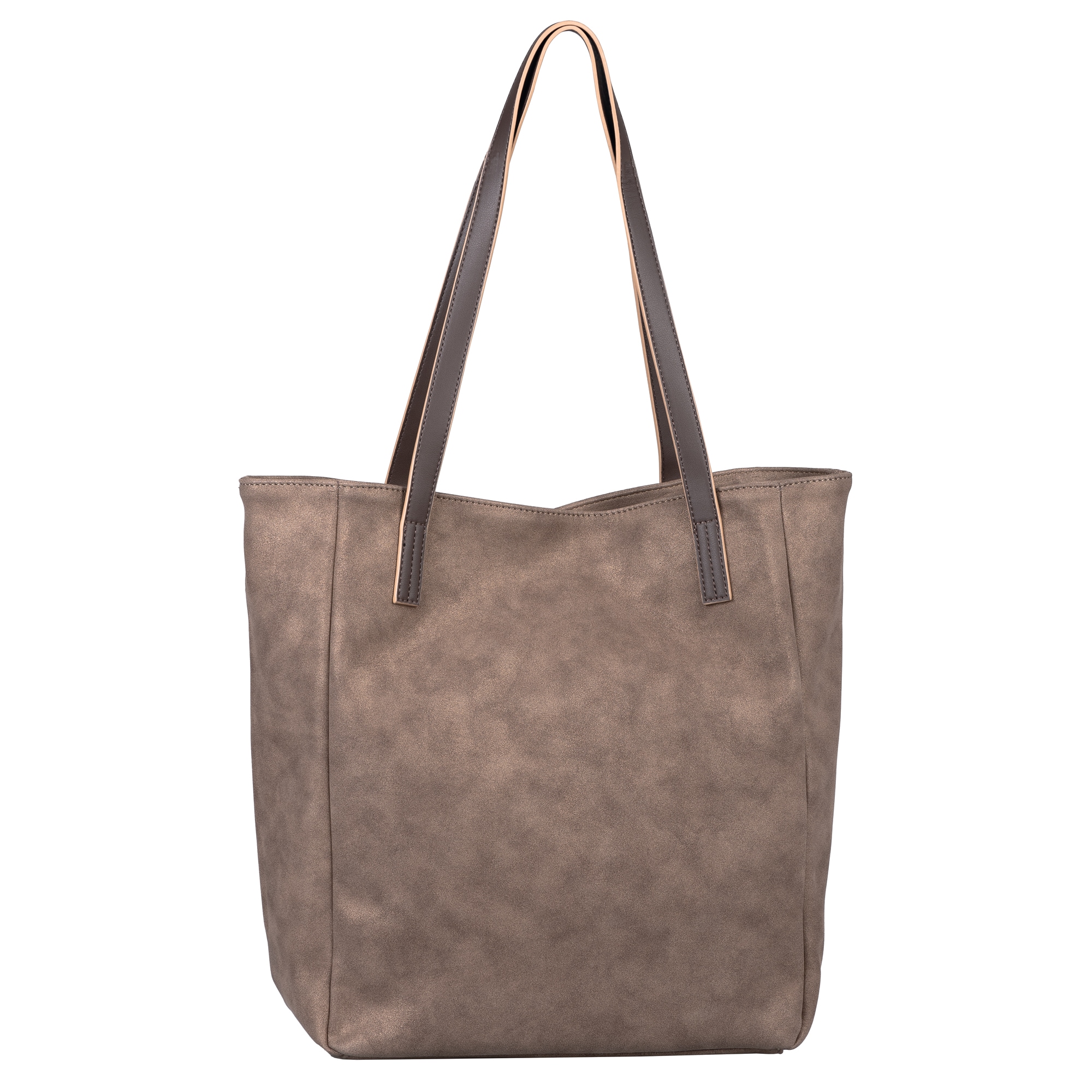 TOM TAILOR Denim Shopper »Arona Glitter Tote bag L no zip«, im Used-Look