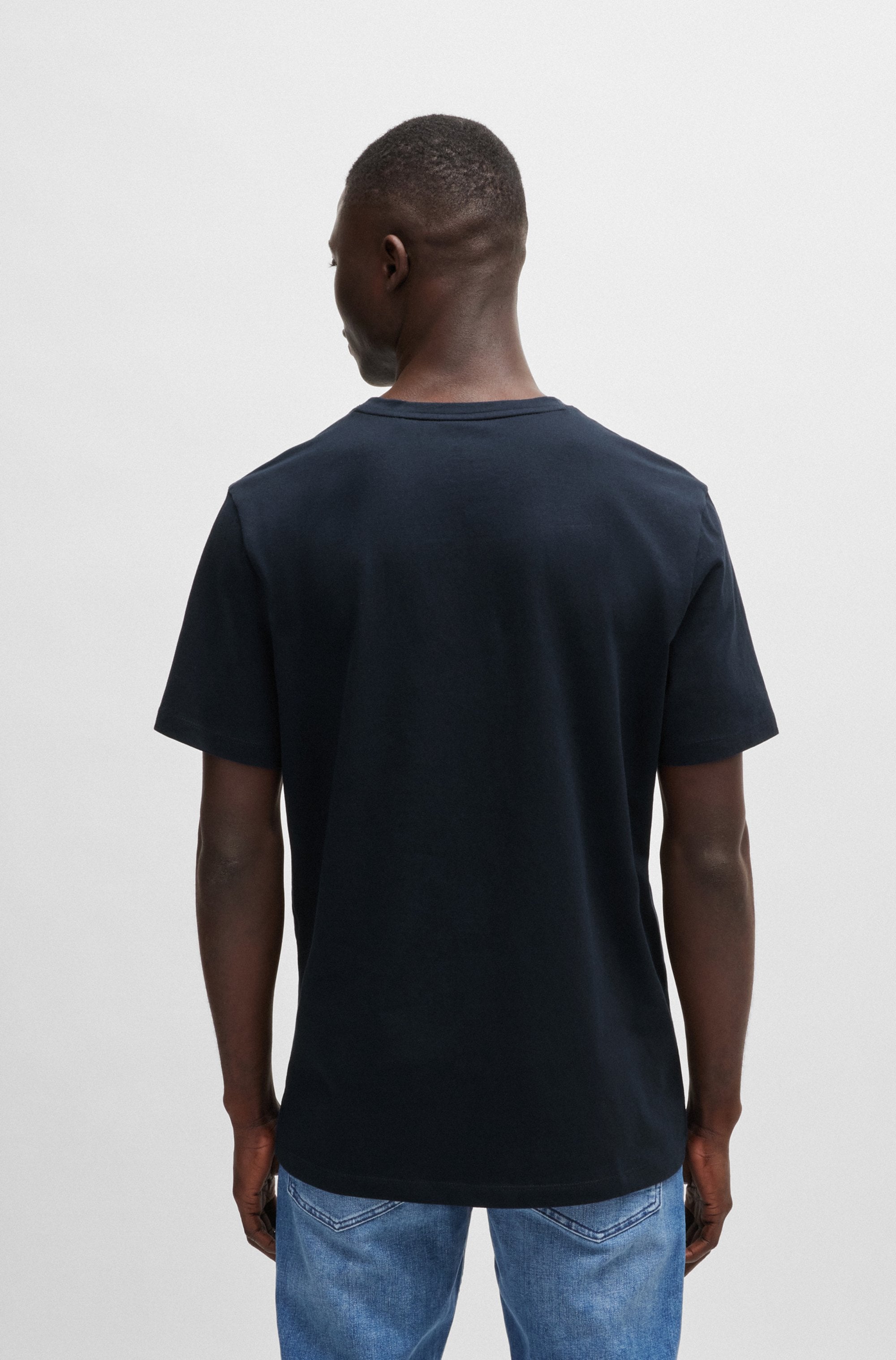 BOSS ORANGE T-Shirt »Tales«, mit BOSS Stickerei auf der Brust