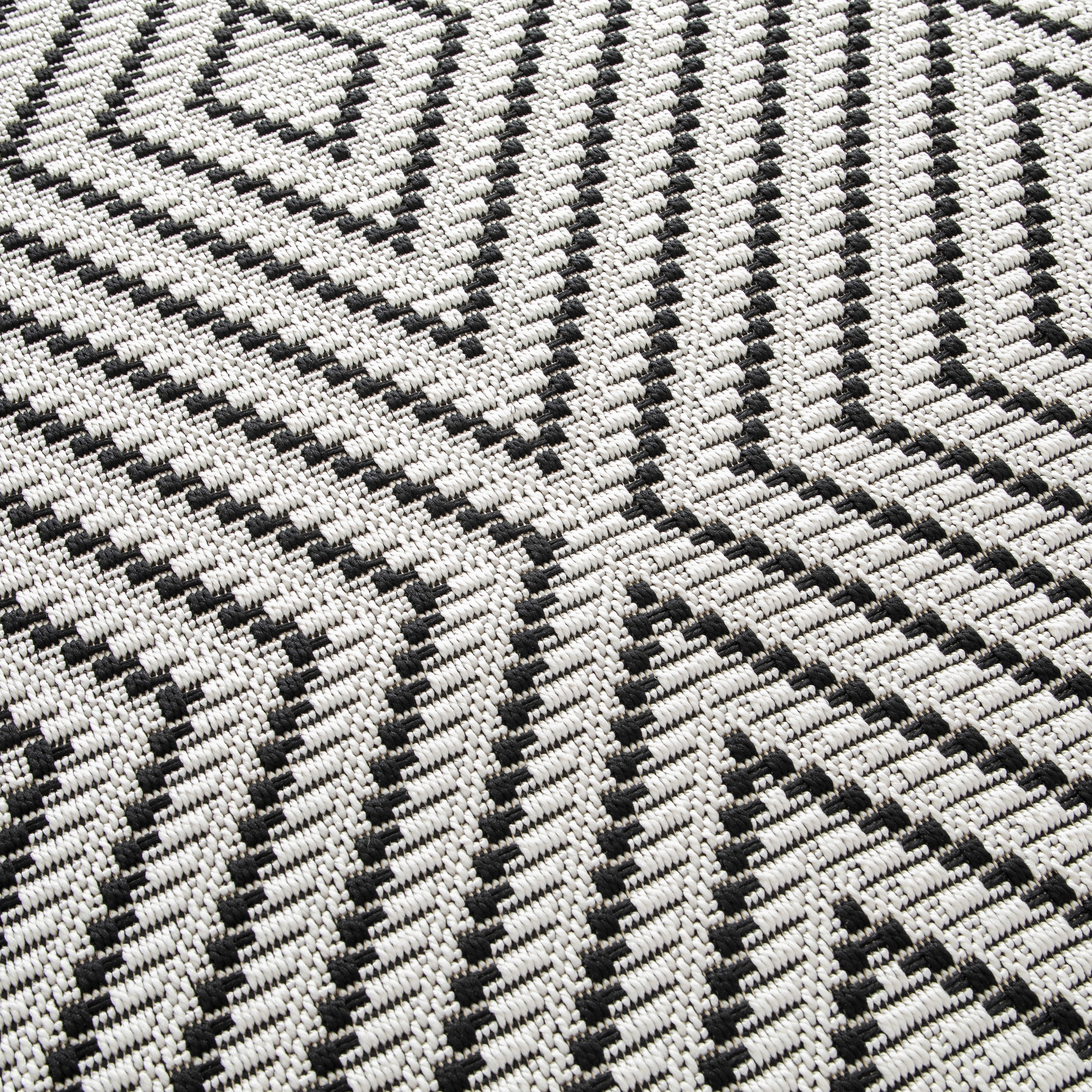 Primaflor-Ideen in Textil Teppich »Outdoorteppich GRANADA - Geo«, rechteckig, 4 mm Höhe, Flachgewebe, Rauten, In- und Outdoor geeignet, für Balkon & Terrasse