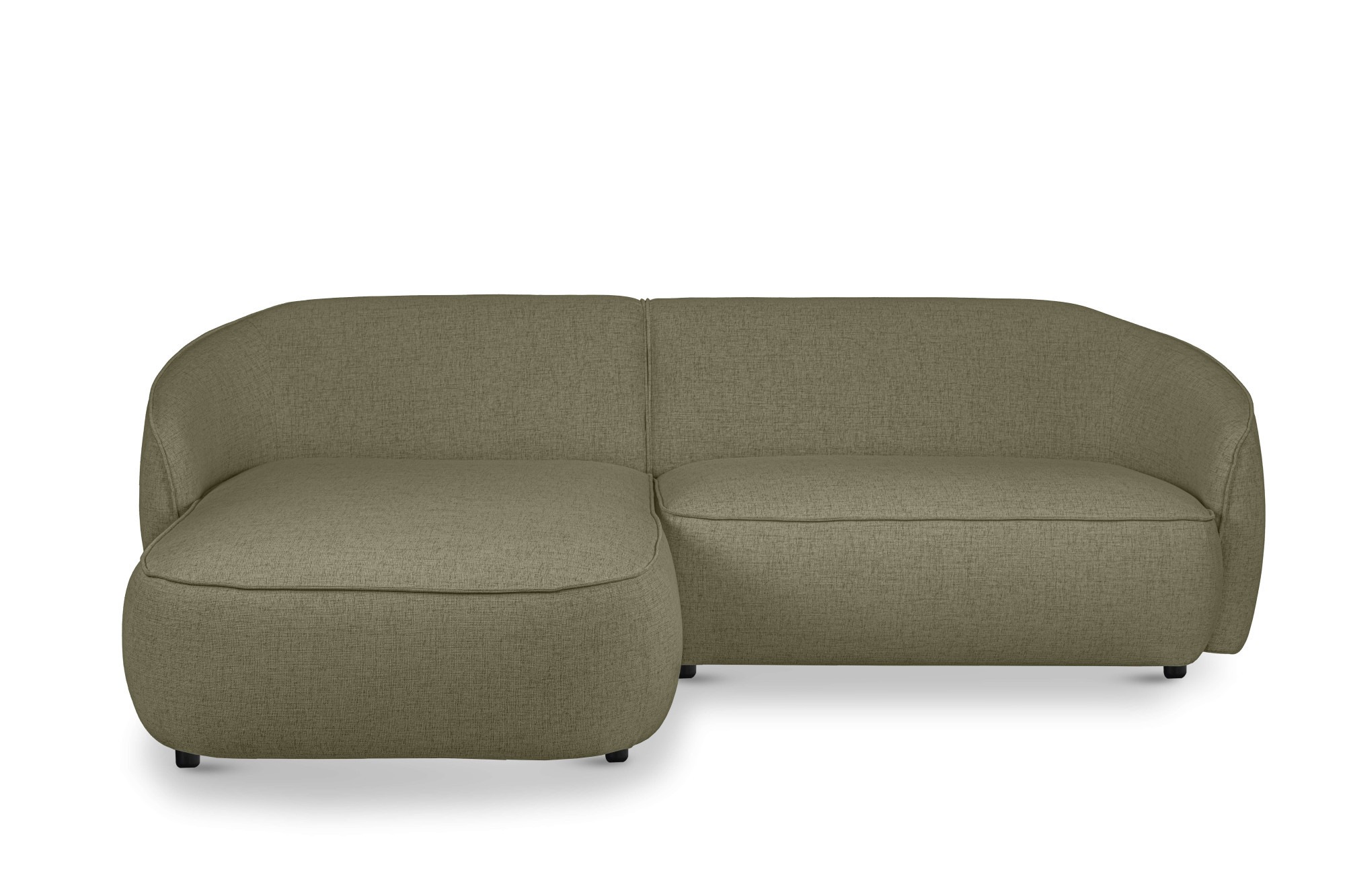 INOSIGN Ecksofa »Cosigo«, Breite 246 cm, 2 Chenille-Stoffe zur Auswahl, mit Kaltschaum