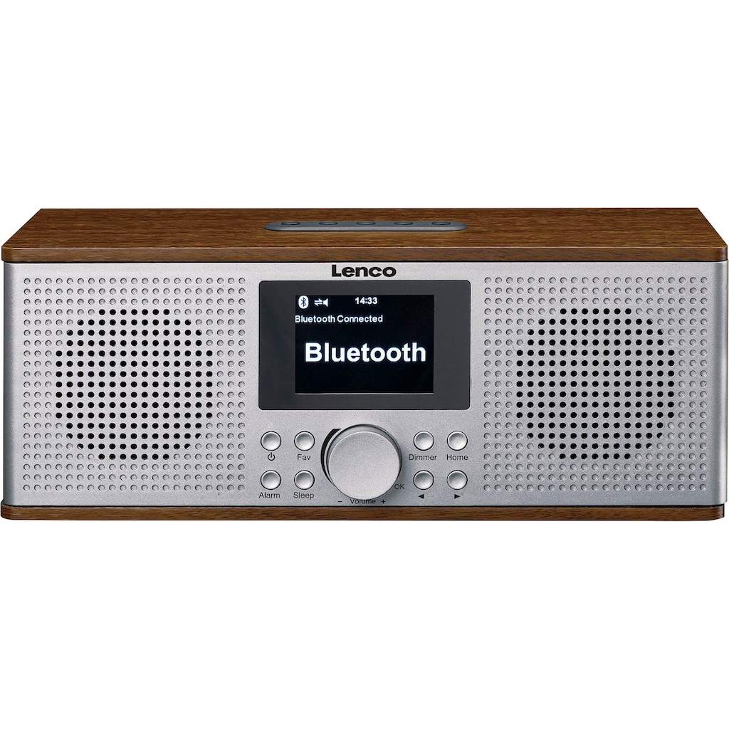 Lenco Internet-Radio »DIR-170WA«, (Bluetooth-WLAN UKW mit RDS-Digitalradio (DAB+)-Internetradio-FM-Tuner 20 W)