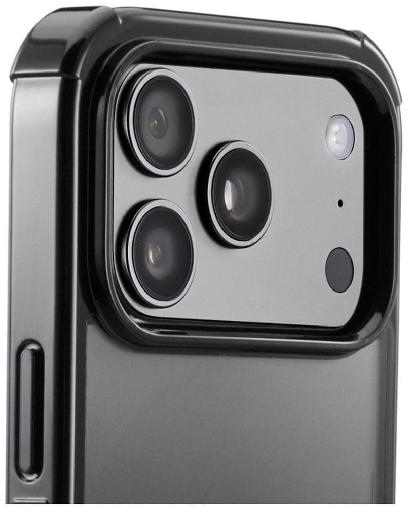Hama Smartphone-Hülle »Handyhülle stoßfest für Apple iPhone 17 Pro 18 Pro Schwarz« Smartphones D3O-Technologie, Kratzschutz, Fallschutz bis 3,5 m, stoßfeste Ecken