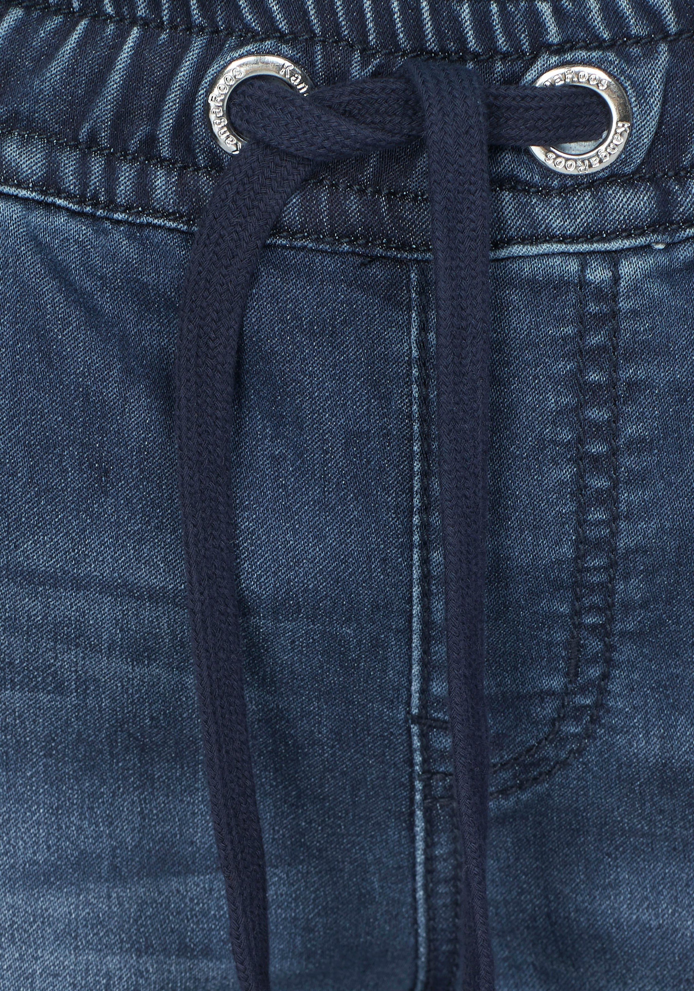 KangaROOS Jogg Pants, in Denim-Optik mit elastischem Bündchen