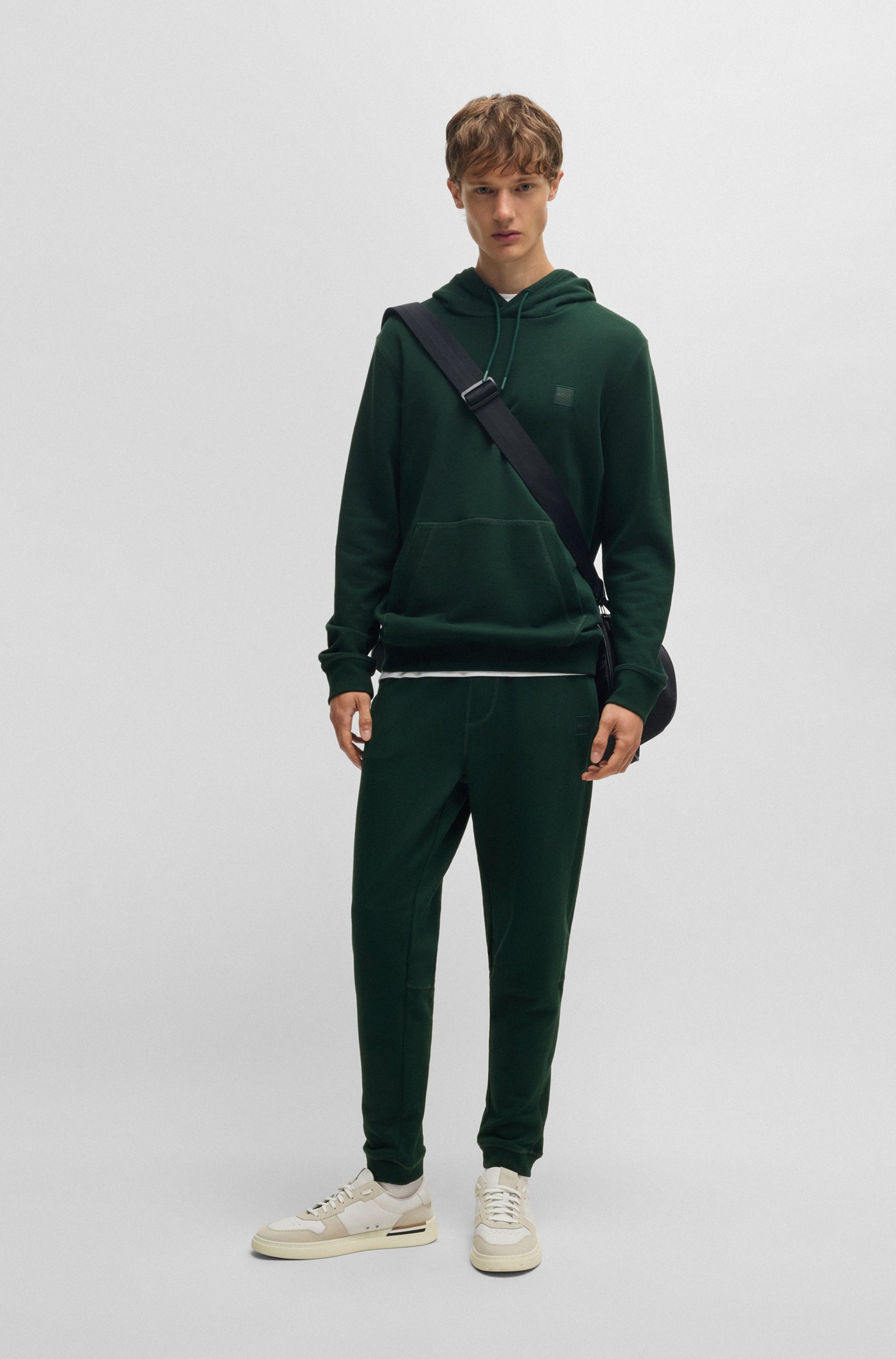 BOSS ORANGE Kapuzensweatshirt »Wetalk«, mit gesticktem BOSS Markenlabel