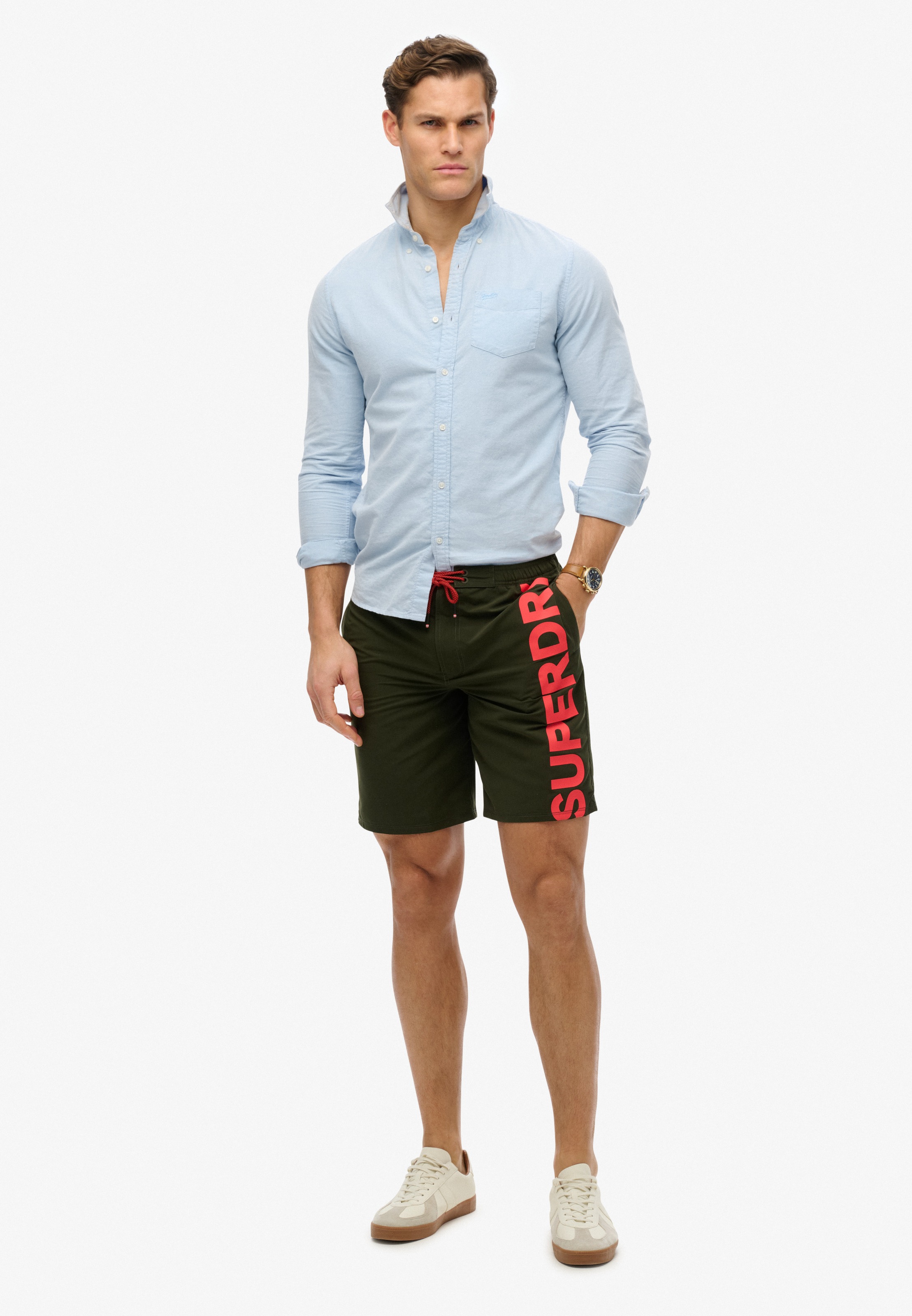 Superdry Badeshorts »CLASSIC 19 LOGO BOARDSHORT«