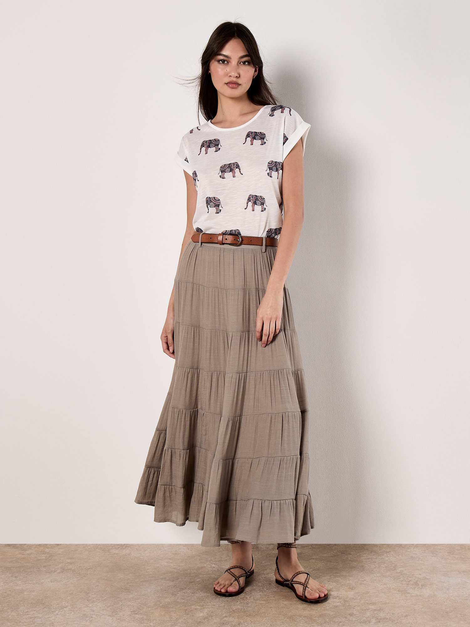 Apricot Shirttop »Top« mit überschnittenen Armen