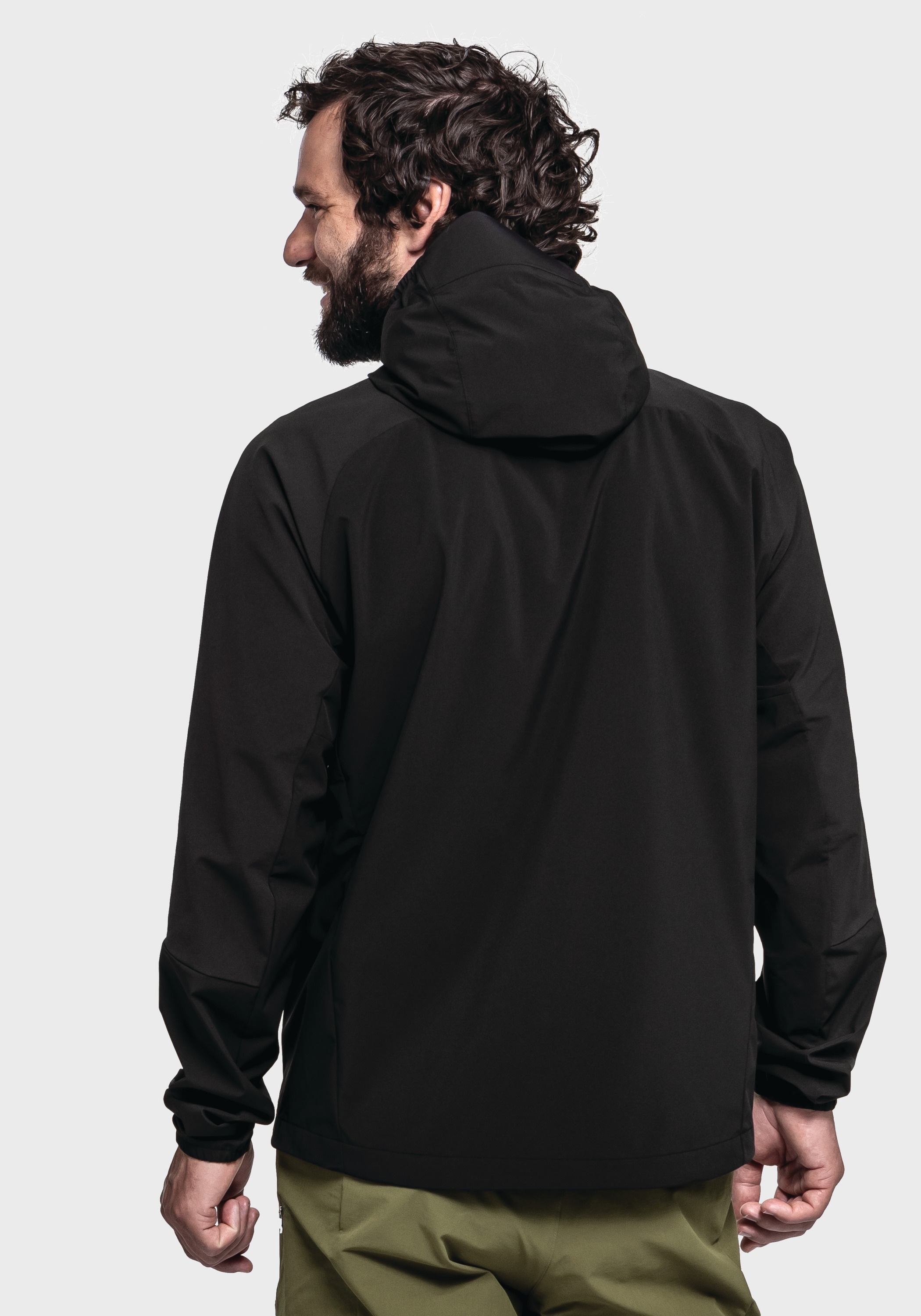 Schöffel Outdoorjacke »Bike Hybrid Jk Style Mamry MNS«, mit Kapuze