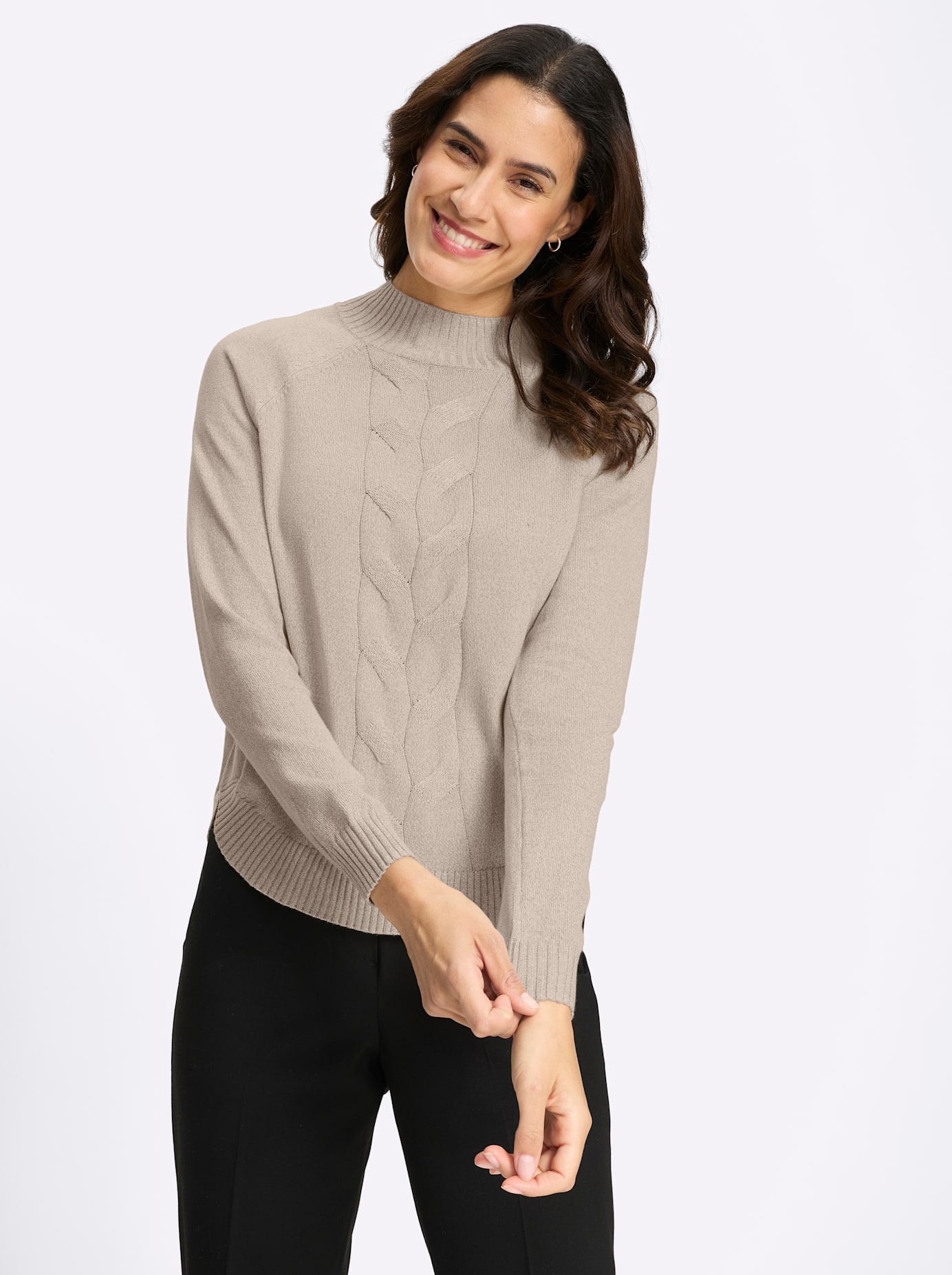   Stehkragenpullover »Pullover«