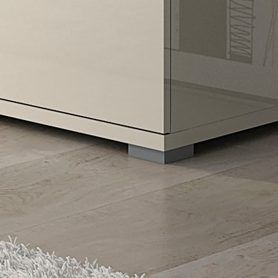 Places of Style Lowboard »Piano TV-Kommode in Breite 165 oder 180 cm mit Soft-Close-Funktion«, Hochglanz UV-lackiert, Br 180 cm mit versch. Tür- und Schubkastenmaße