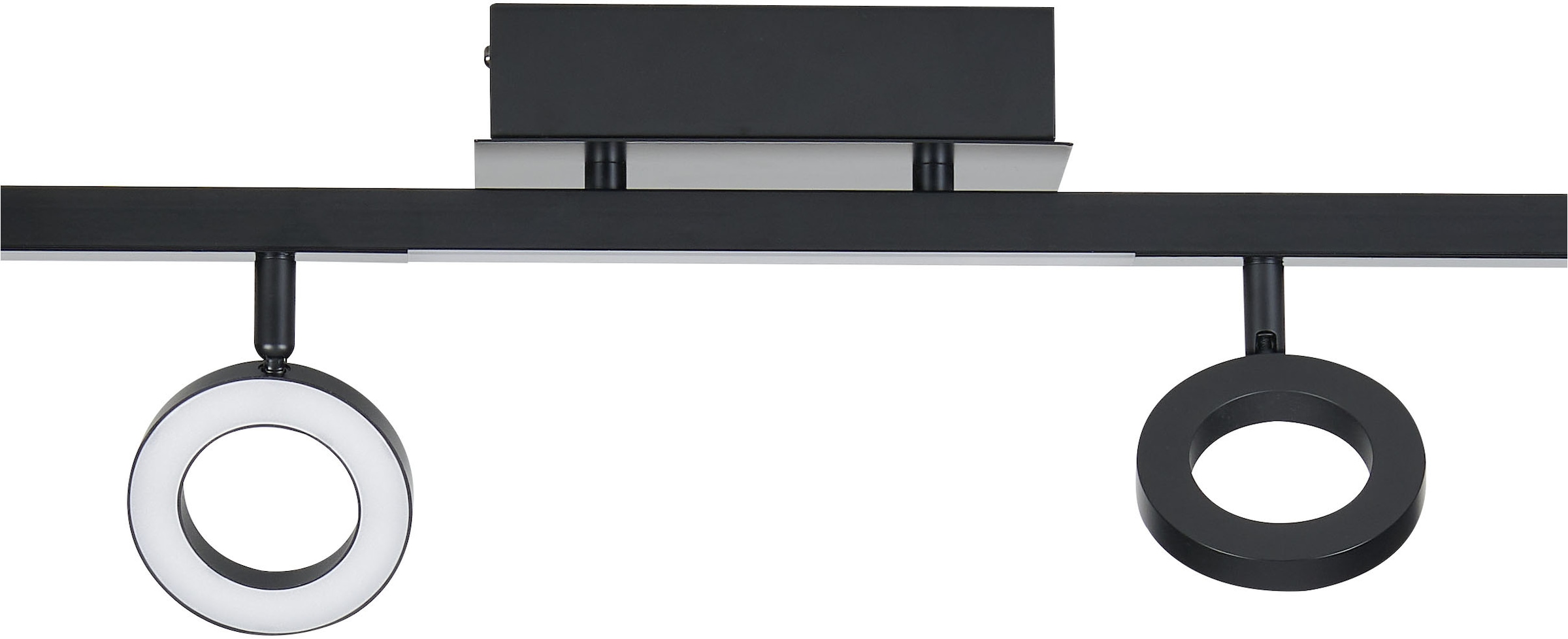 EGLO Deckenspot »CARDILLIO 1 Spotlampe - Alu, Stahl - LED;LED - 6X3,2W;3X3,3W - IP20« LED-Modul 1 Stk. Warmweiß Wandleuchte, Wandspot, schwenkbar, Strahler, L158,5 x B8,5 x H19,5 cm