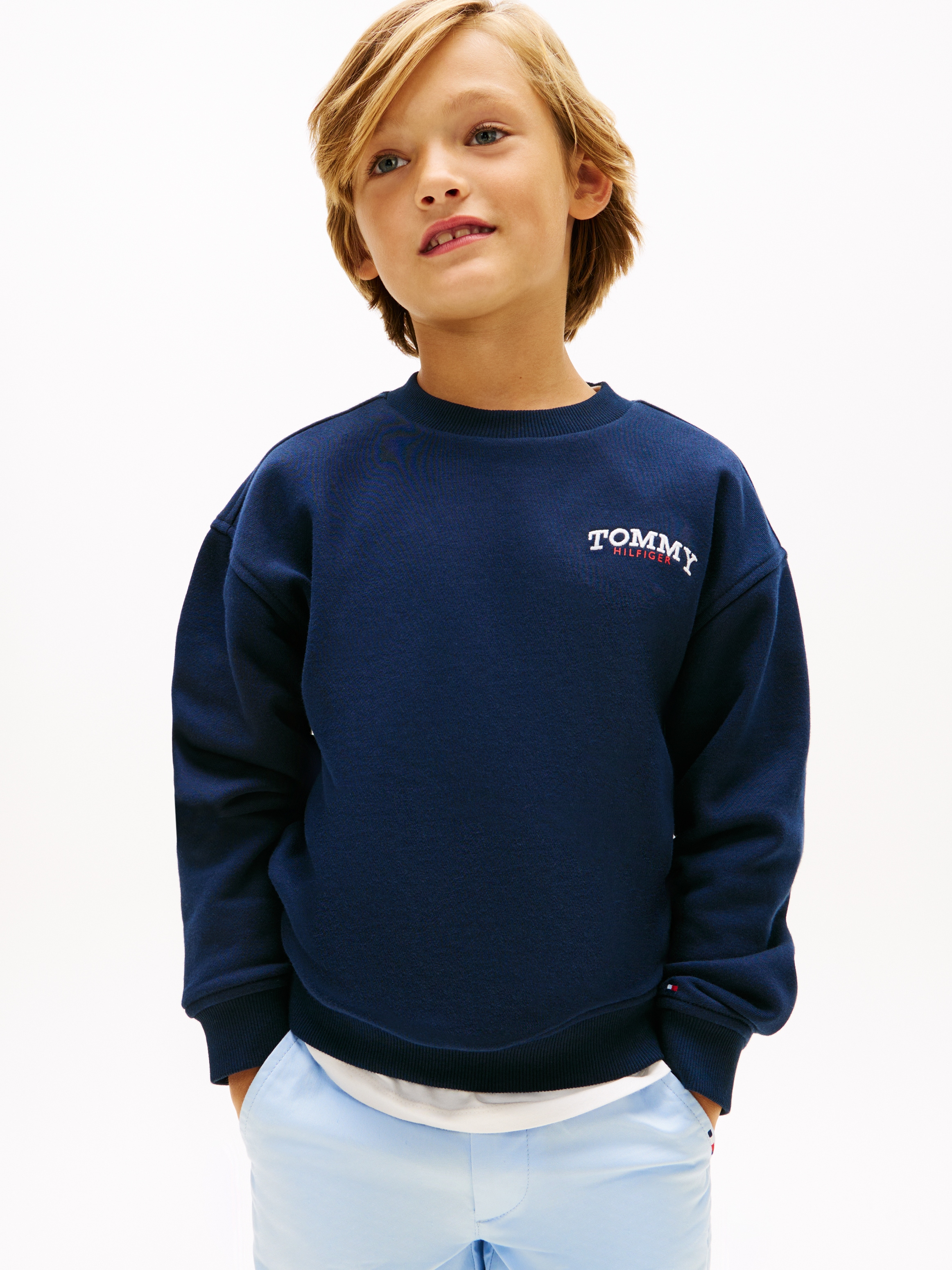 Tommy Hilfiger Sweatshirt »MONOTYPE GRAPHIC SWEATSHIRT«, Kinder bis 16 Jahre, Druck

