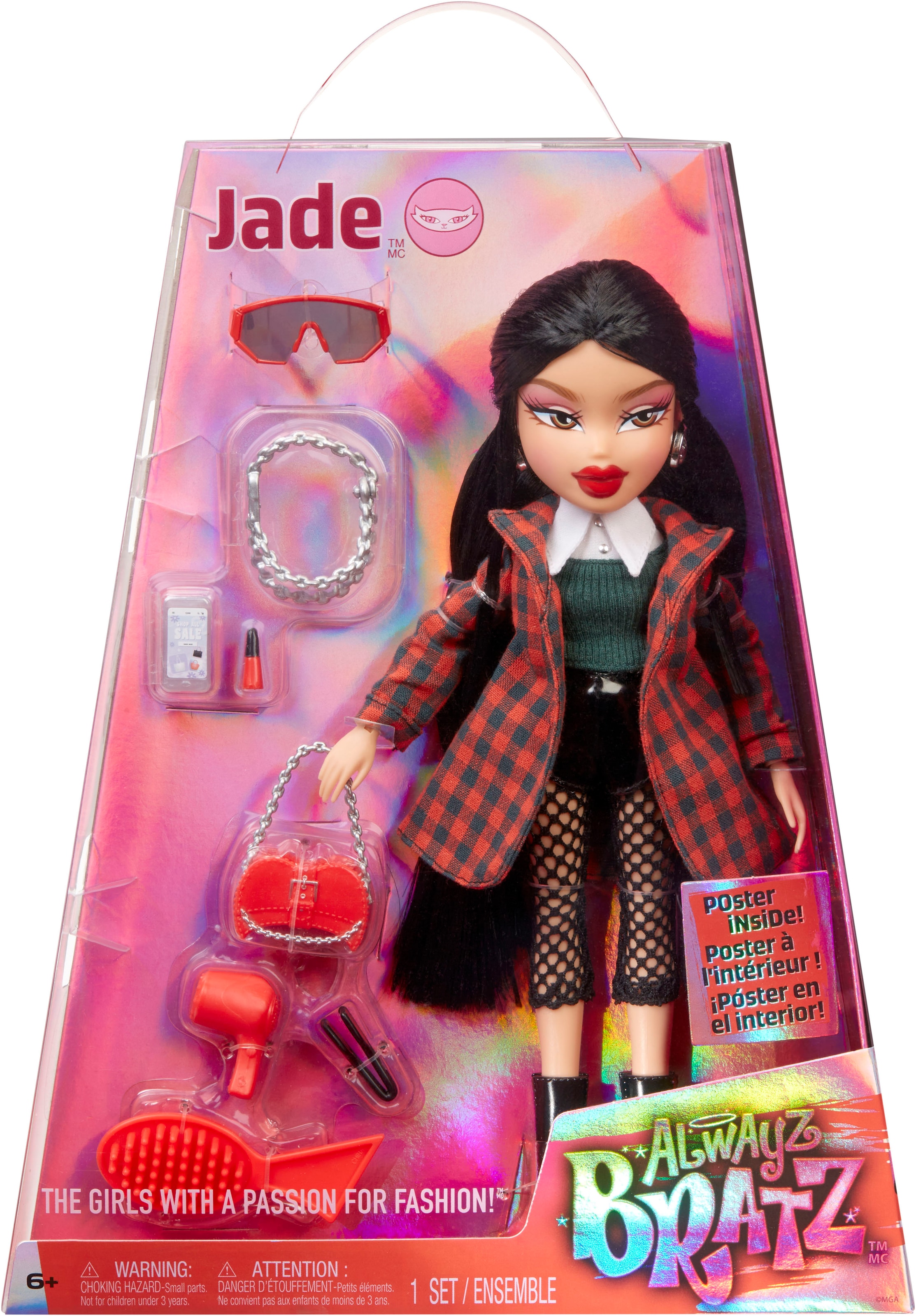 Anziehpuppe »Bratz, Alwayz Bratz, Doll - Jade«, inklusive Poster