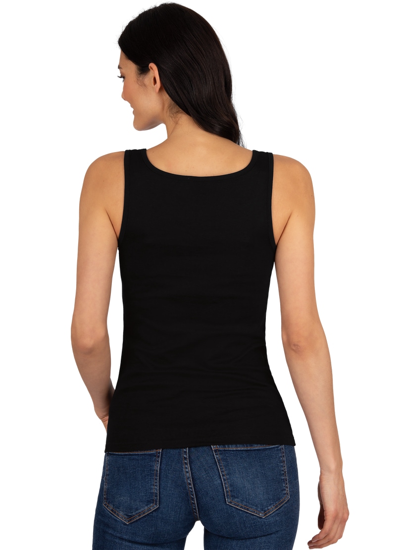 Trigema Tanktop »TRIGEMA Trägershirt mit Kristallsteinen«, (1 tlg.)