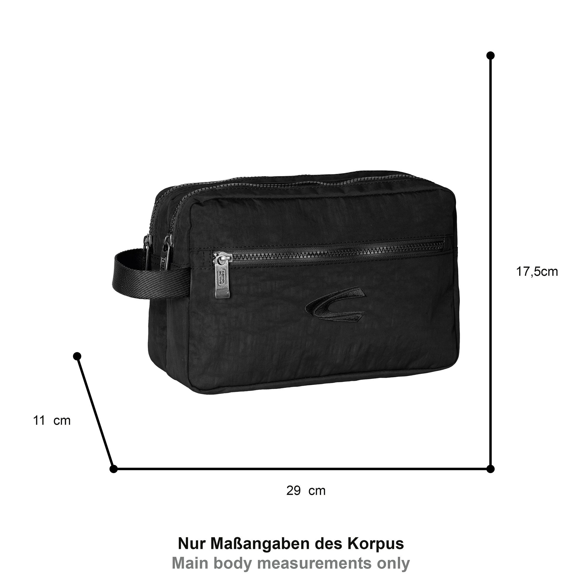 camel active Kulturbeutel »Journey« aus leichtem robusten Nylon, funktional perfekt für alle Lebenslagen