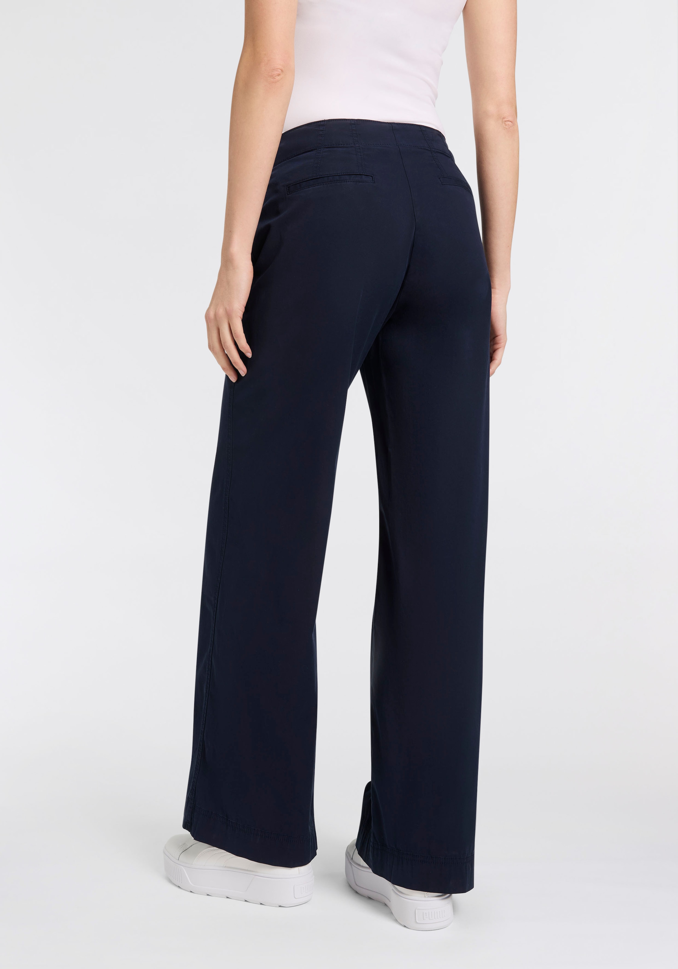 BOSS ORANGE Webhose »Tahilone Premium Damenmode«, Straight Leg mit weitem Bein