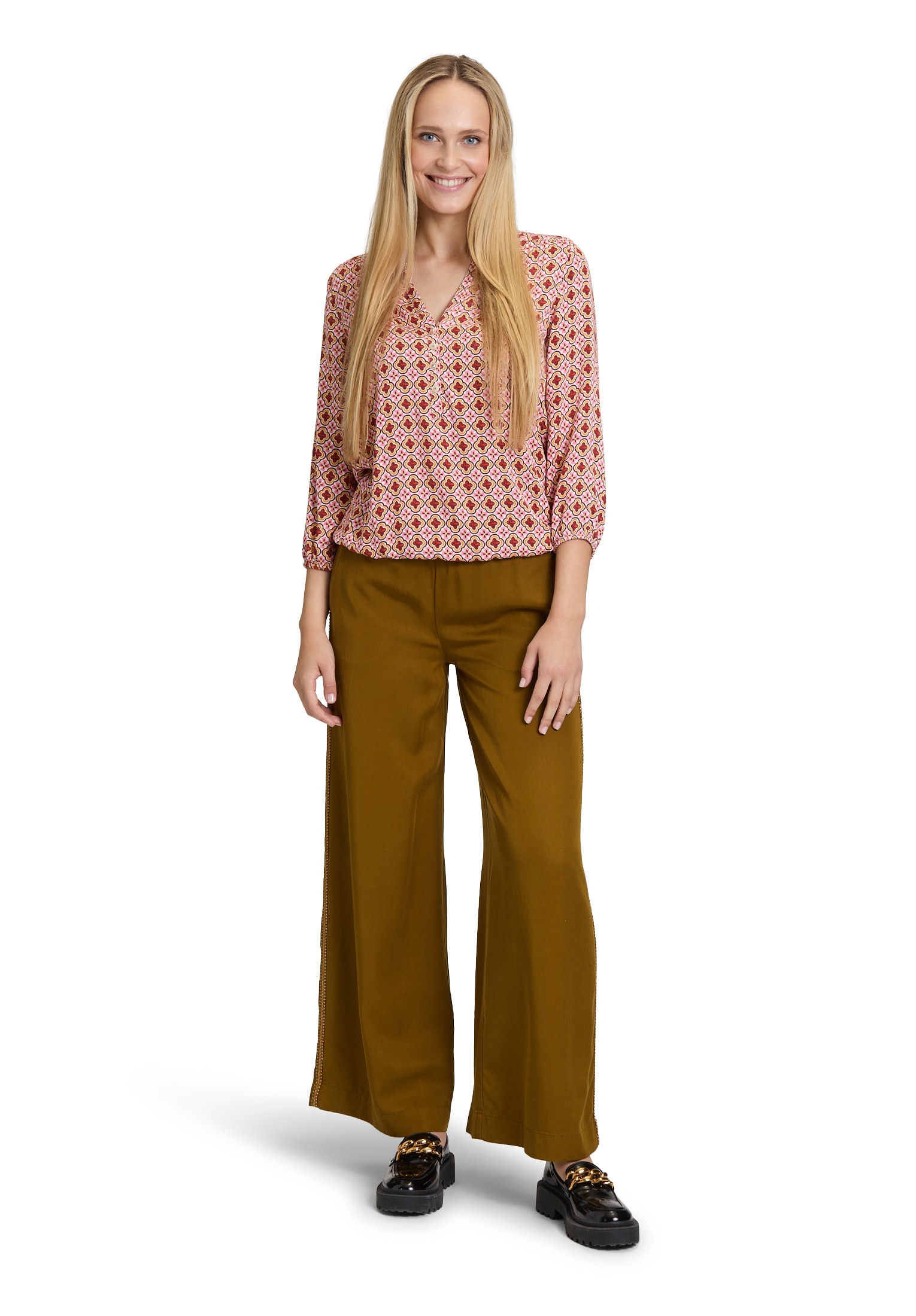 Cartoon Klassische Bluse »Casual-Bluse mit Muster«