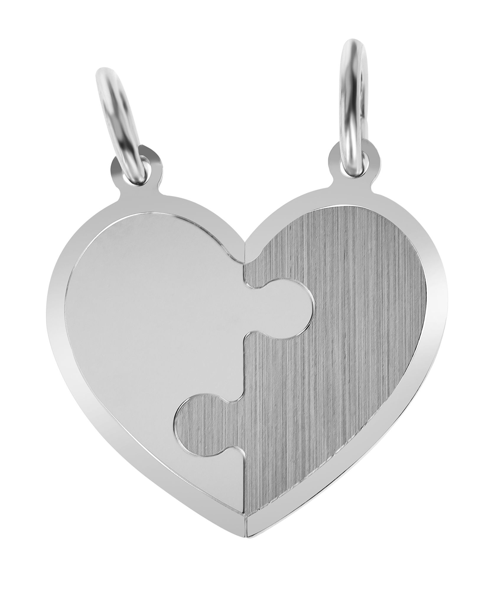 Adelia´s Kettenanhänger »Unisex Anhänger ¿ Herz Gravuranhänger aus 925 Silber«