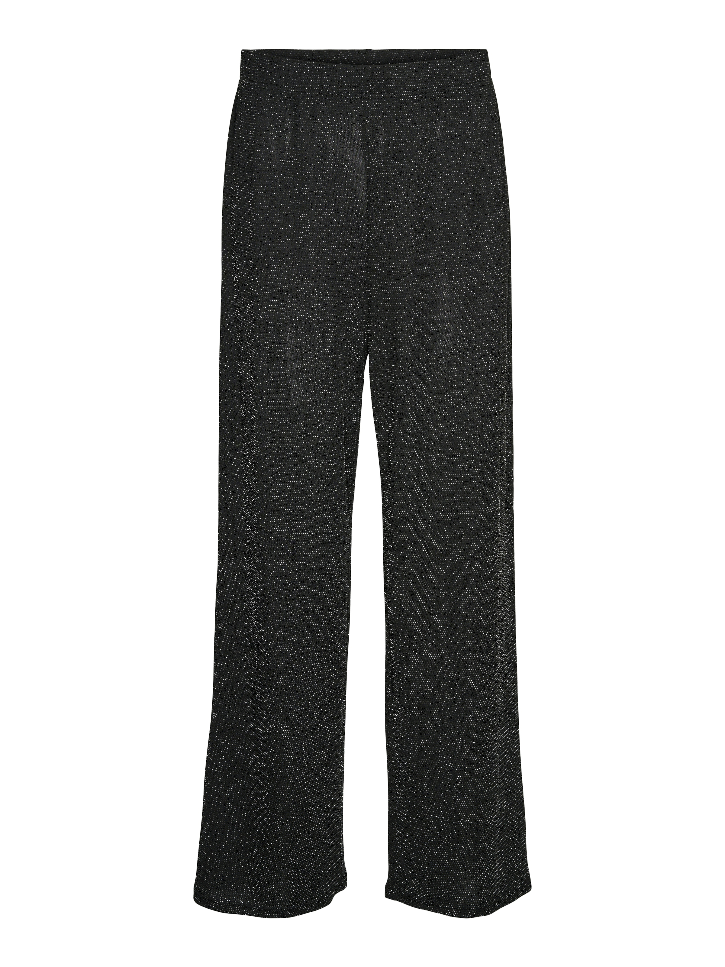 Vero Moda Schlupfhose »VMKANVA NW GLITTER WIDE PANT JRS«, mit Glitzereffekt
