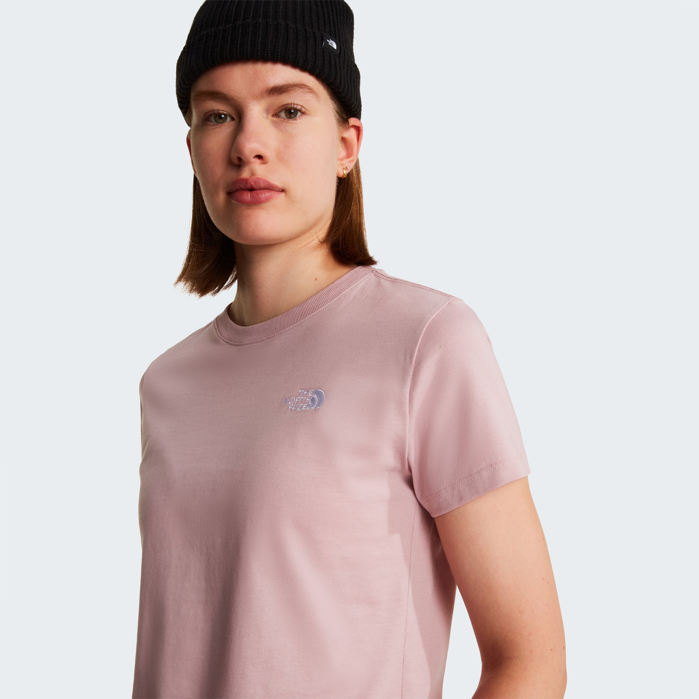 The North Face T-Shirt »W EVOLUTION SIMPLE DOME SLM SHORT SLEEVE« sportliche Passform, Kurzarm, für Sport und Outdoor, aus Baumwolle