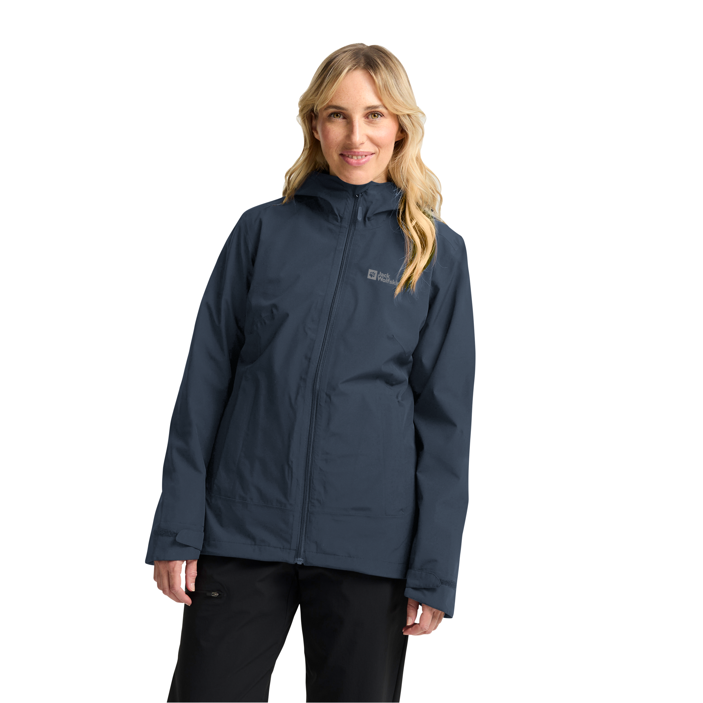 Jack Wolfskin 3-in-1-Funktionsjacke »MOONRISE 3IN1 JKT W«, mit Kapuze, 3in1, atmungsaktiv, Übergangsjacke