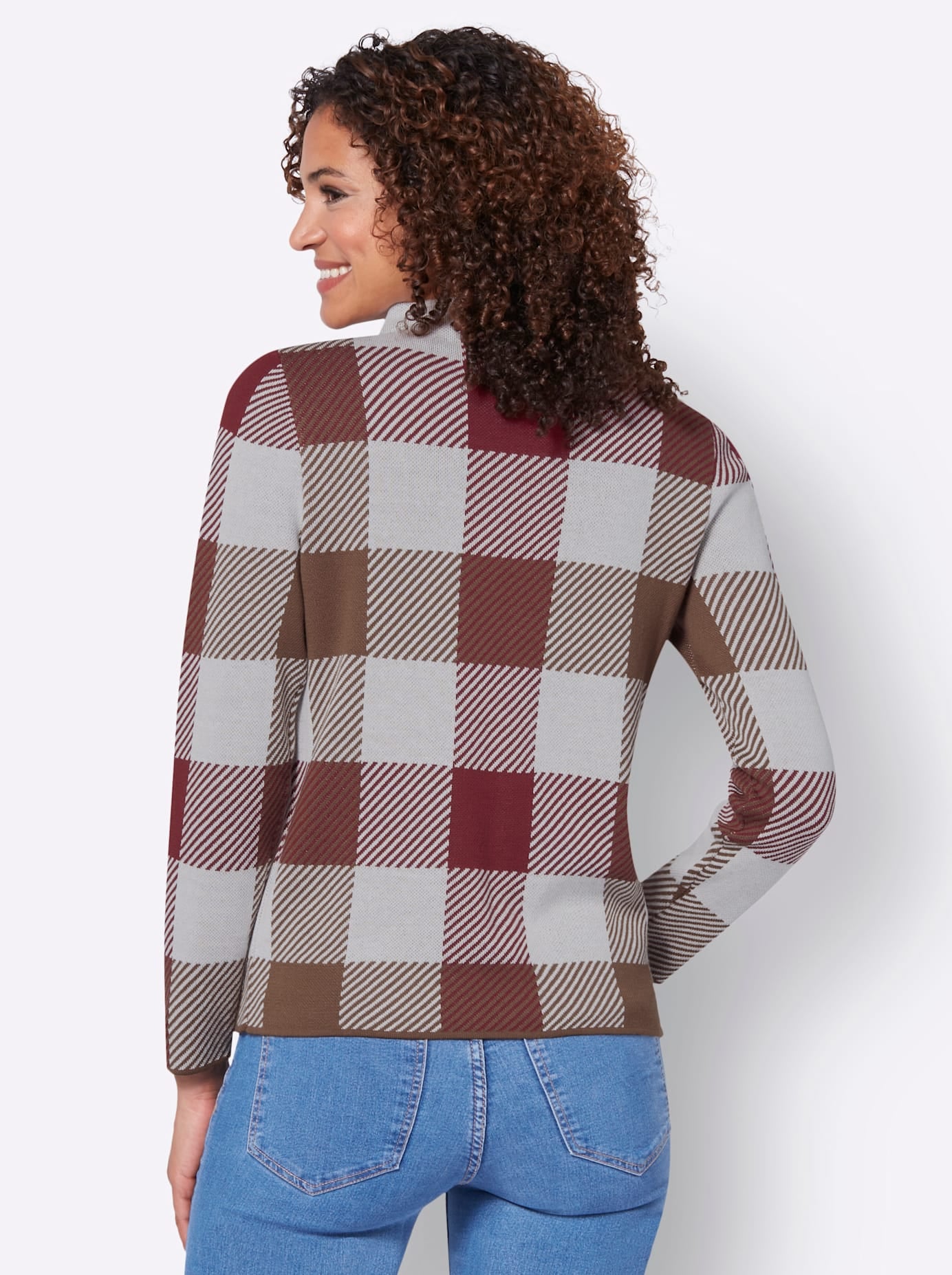 Casual Looks Stehkragenpullover »Pullover«
