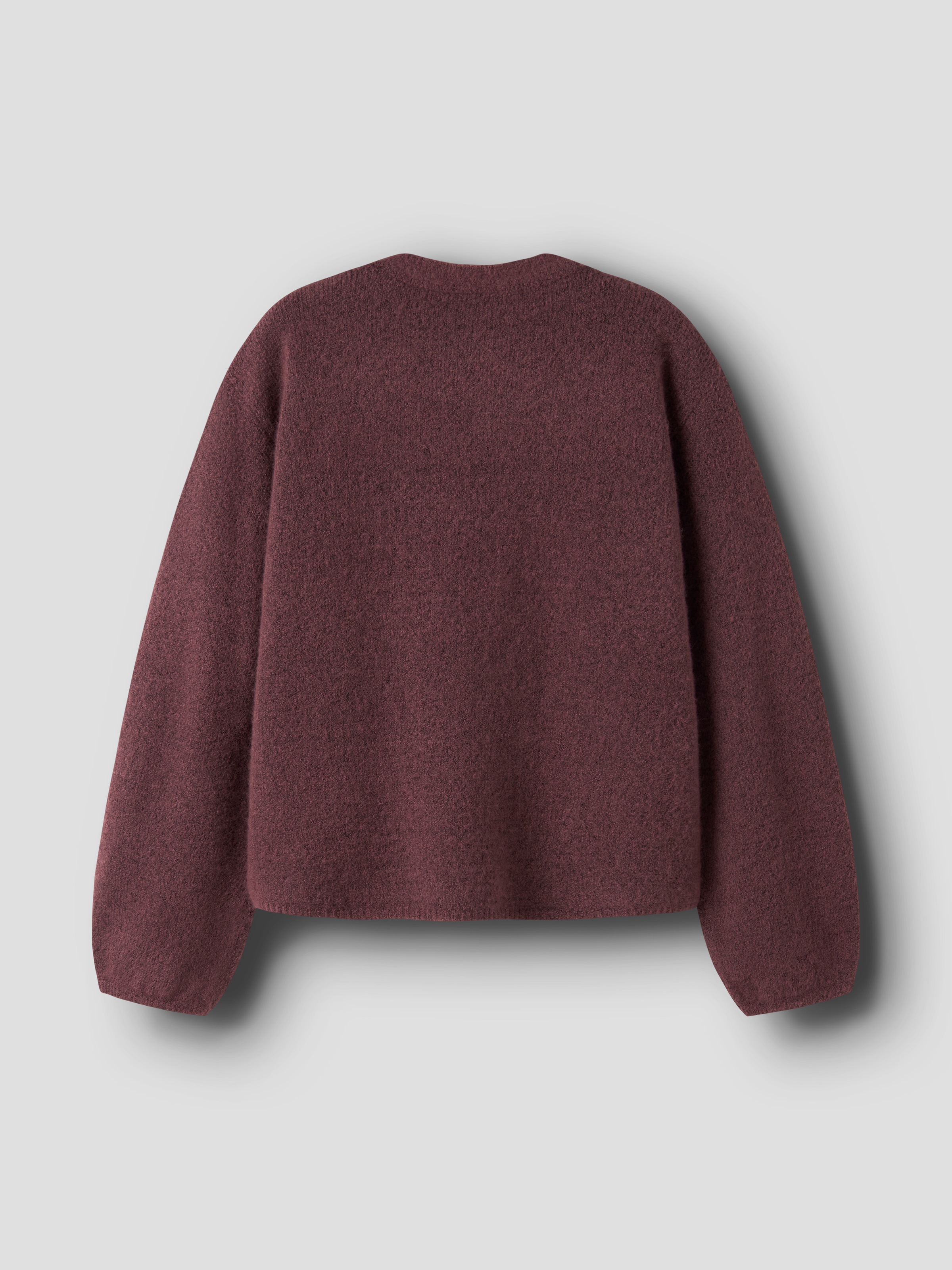 Name It Strickjacke »NKFOLINA LS KNIT CARD NOOS« Materialmix, regular fit