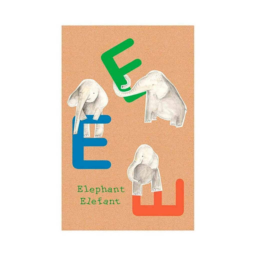 Komar Poster »ABC Animal E«, Buchstaben, (1 St.), Kinderzimmer, Schlafzimmer, Wohnzimmer