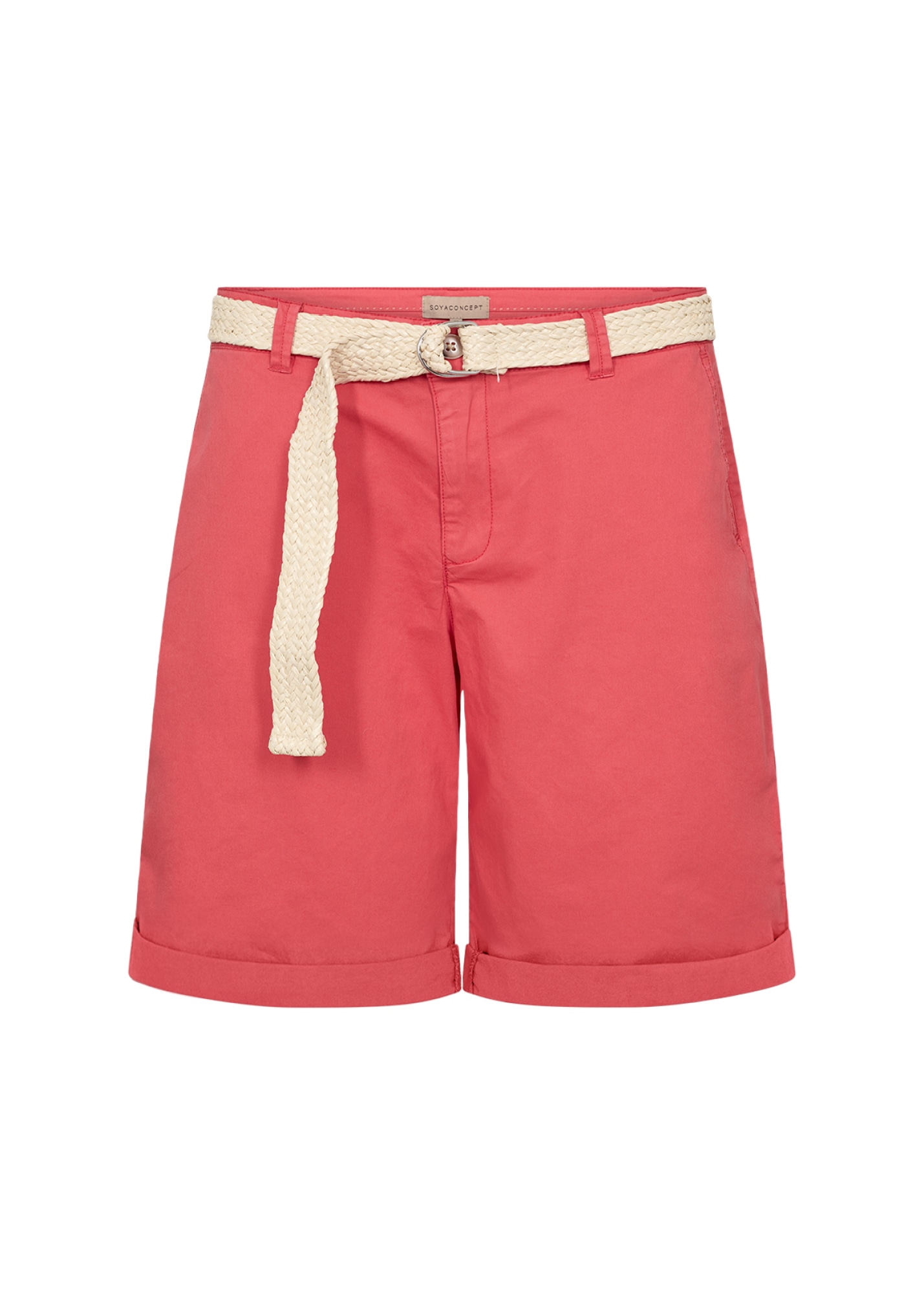 soyaconcept Shorts »SC-ROVENA 1-B«  Baumwolle mit Stretch, mit Flechtgürtel