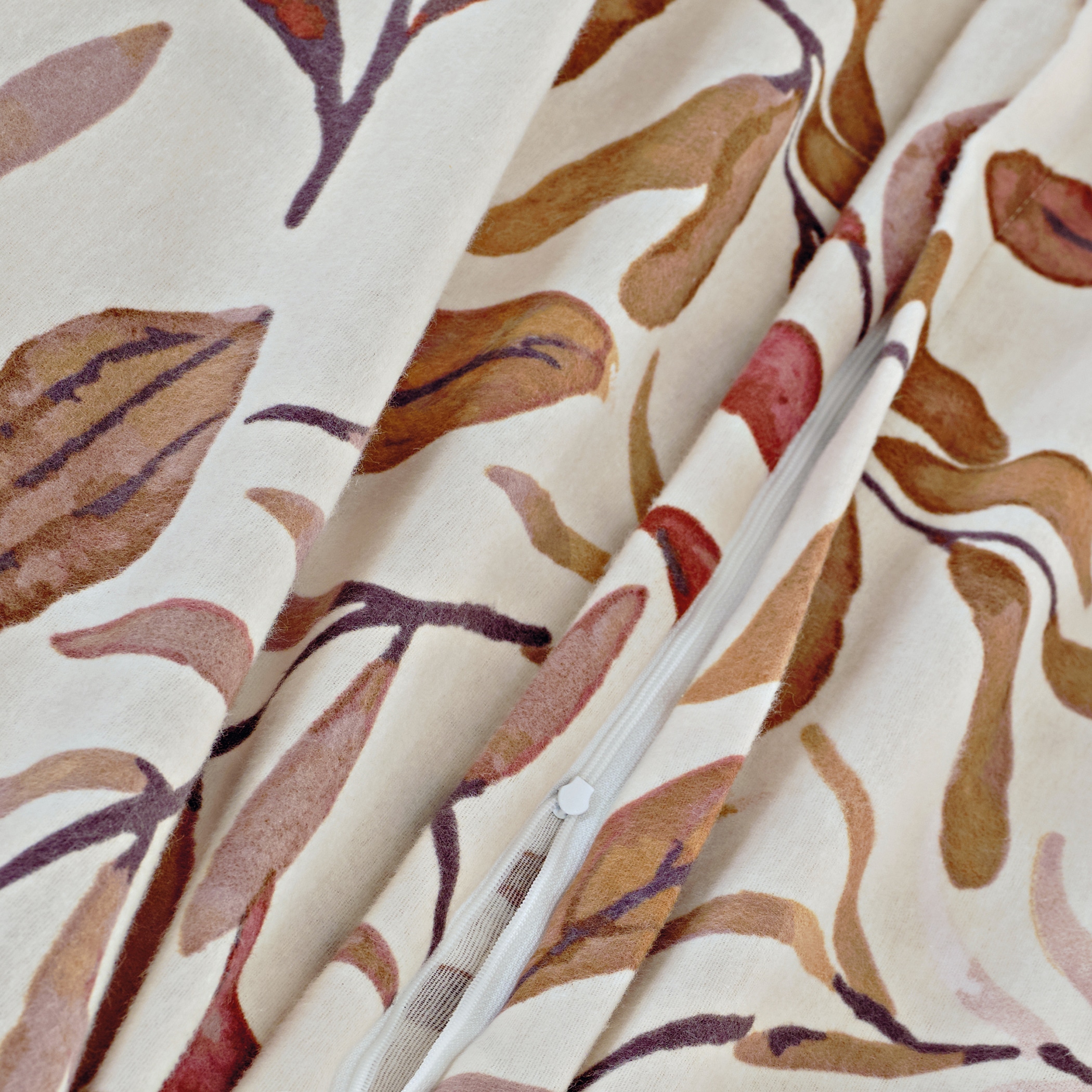 Florella Bettwäsche »Kiery-beige Flausch-Flanell, 100%Baumwolle« 2 Stk.