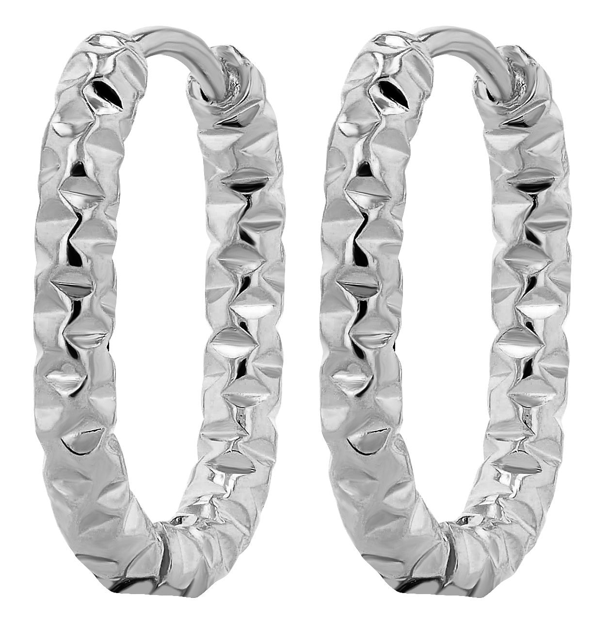 Adelia´s Paar Creolen »Damen Ohrringe ¿ Creole aus Edelstahl«