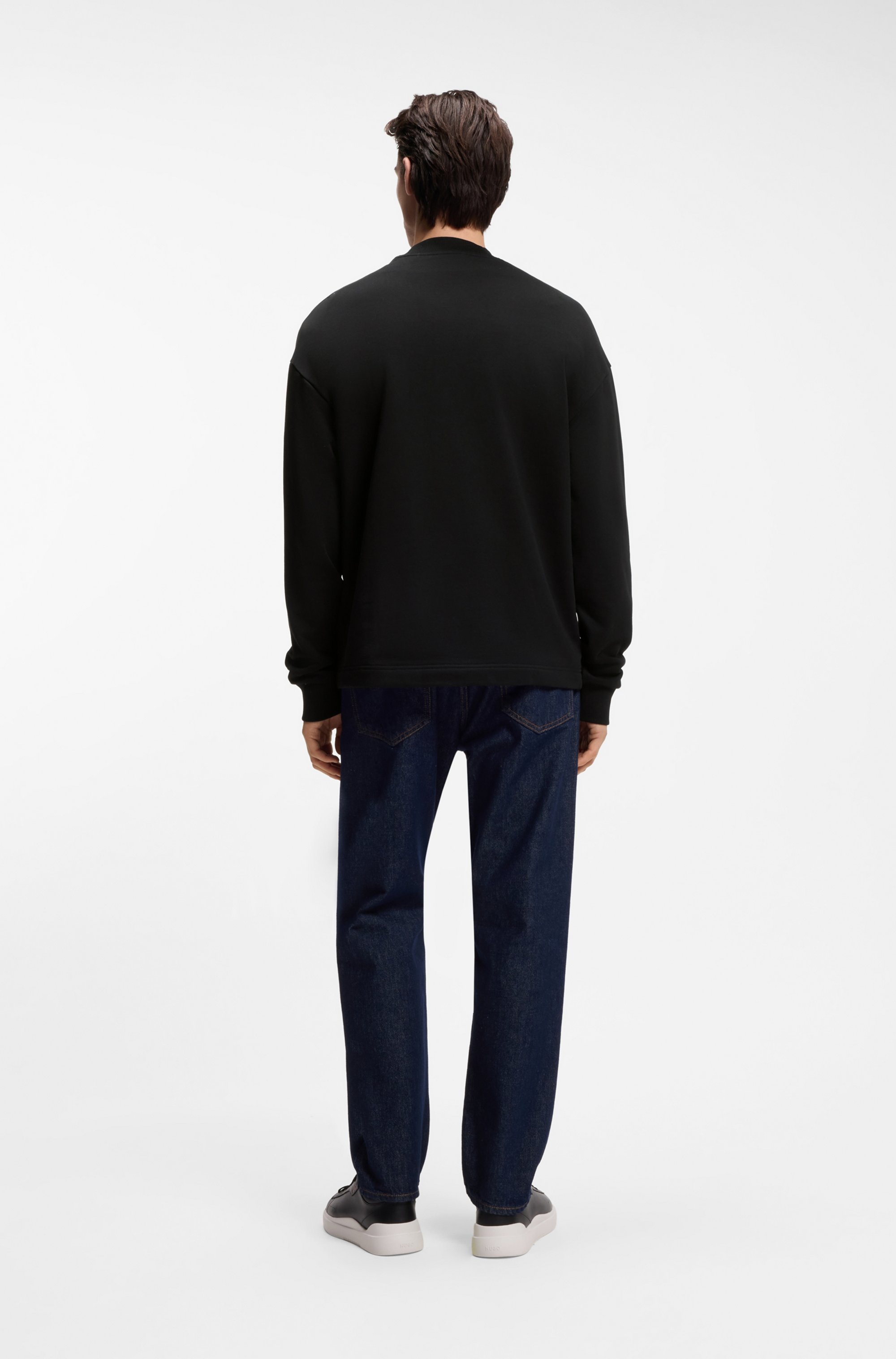 HUGO Blue Sweatshirt »Nedro«, Rundhalsausschnitt, Regular Fit,  Logo-Patch
