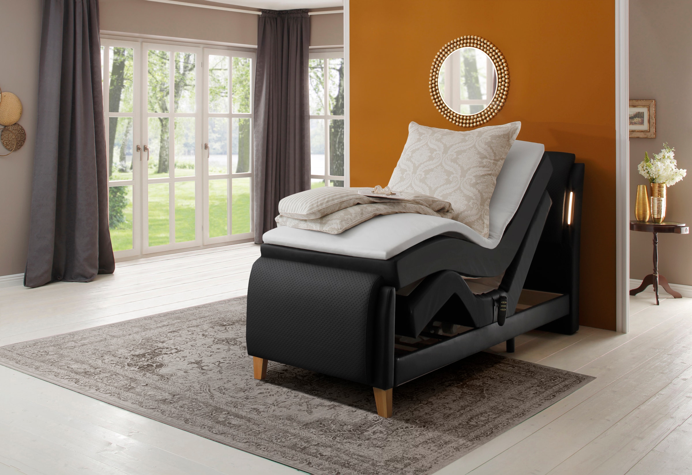 Home affaire Boxspringbett »Messina2« Liegekomfort elektrisch Verstellbar