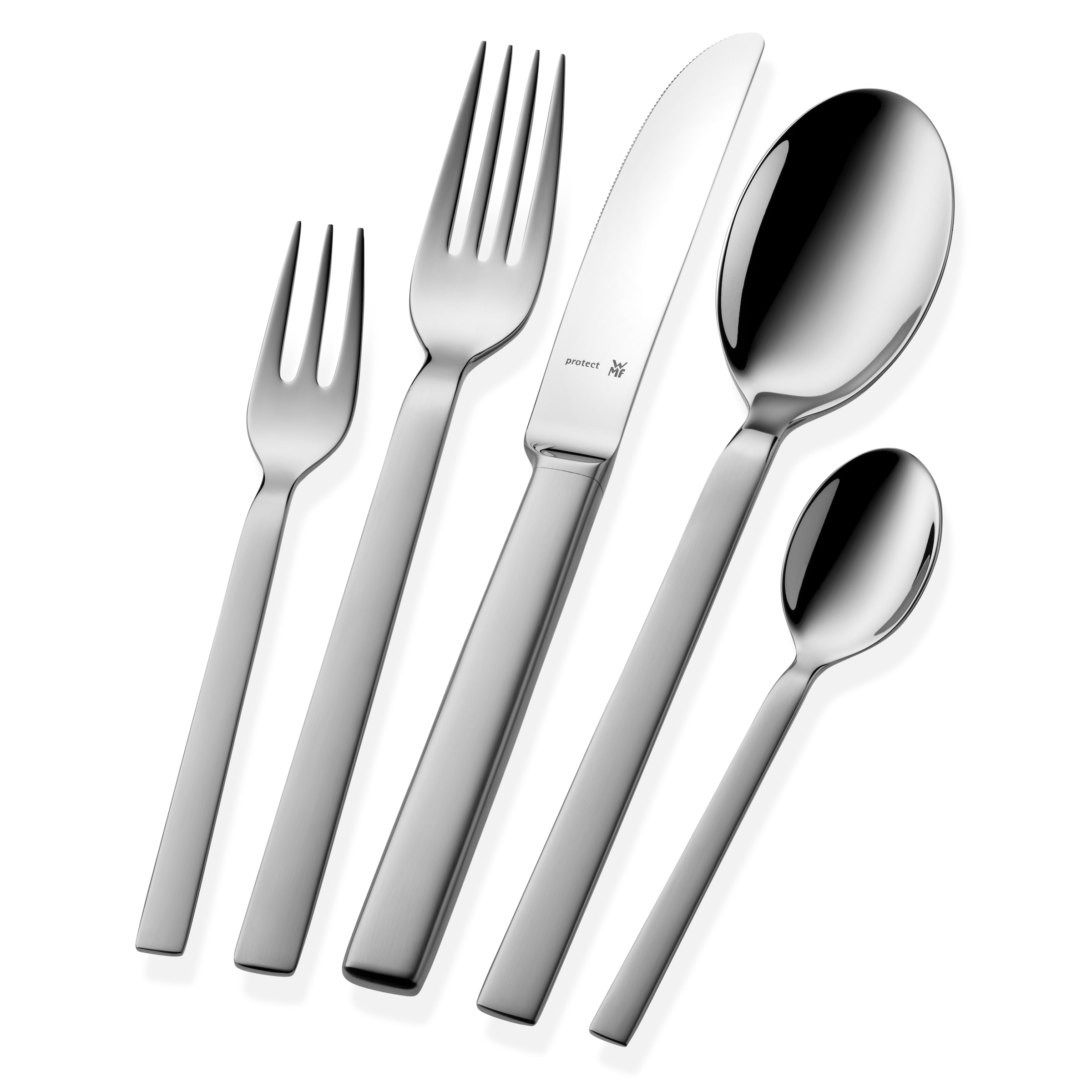 WMF Besteck-Set »Lyric Plus«, (Set, 66 tlg.), ergonomisch, Cromargan protect