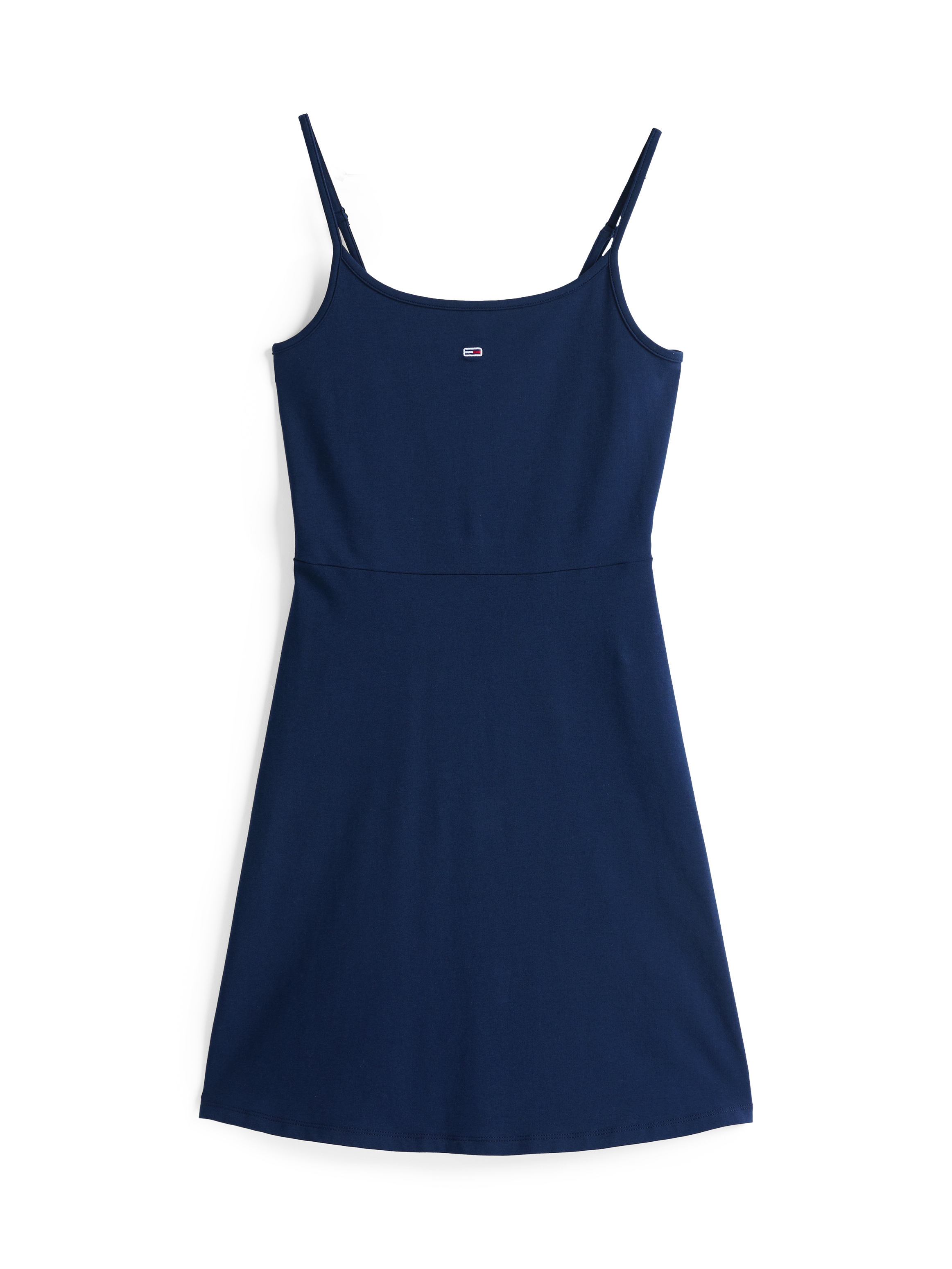 Tommy Jeans Skaterkleid »TJW ESSENTIAL STRAP FLARE DRESS«, mit Logostickerei