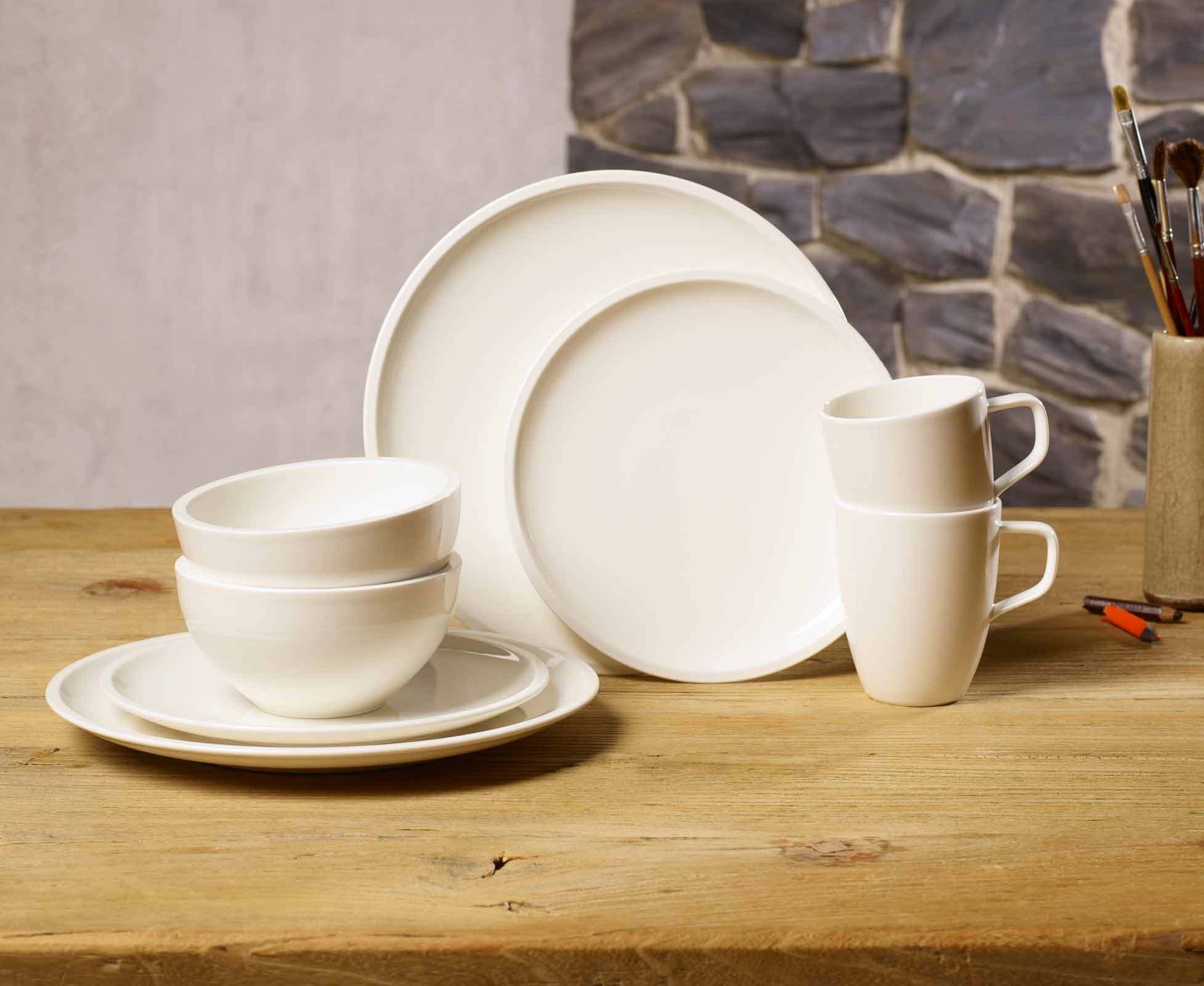 Villeroy & Boch Geschirr-Set »Frühstücks-Set Artesano Original weiß«