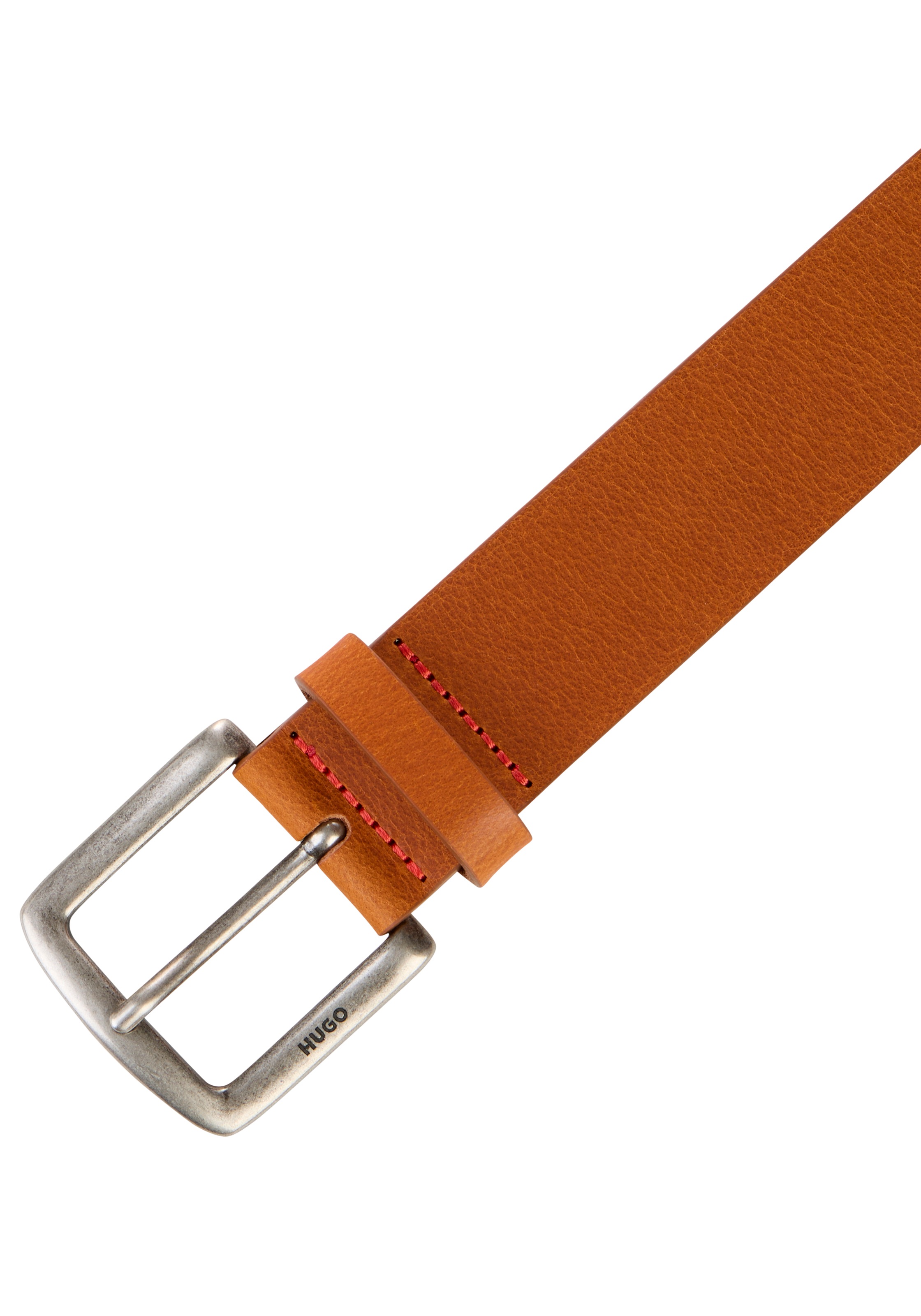HUGO Ledergürtel »Gordy Sz35« mit Logoprägung an der Schließe