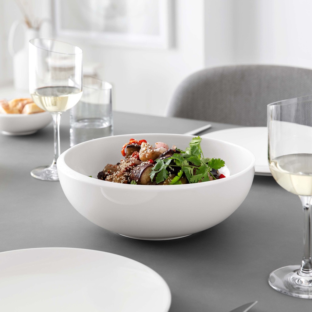 Villeroy & Boch Schale »Schüssel rund M NewMoon 2,2 l weiß«