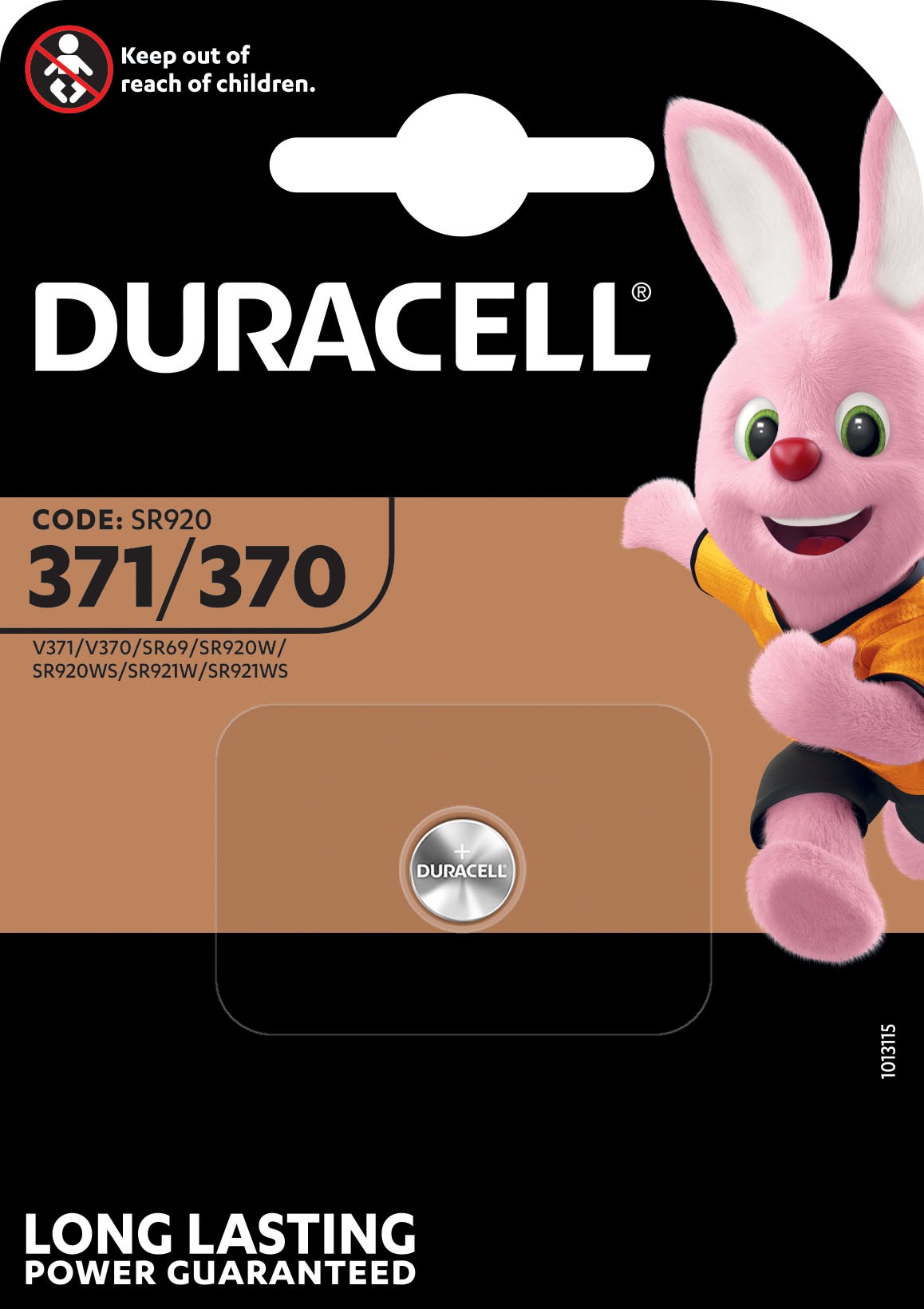 Duracell Batterie »Watch 371/370«, 1,5 V, (1 St.)