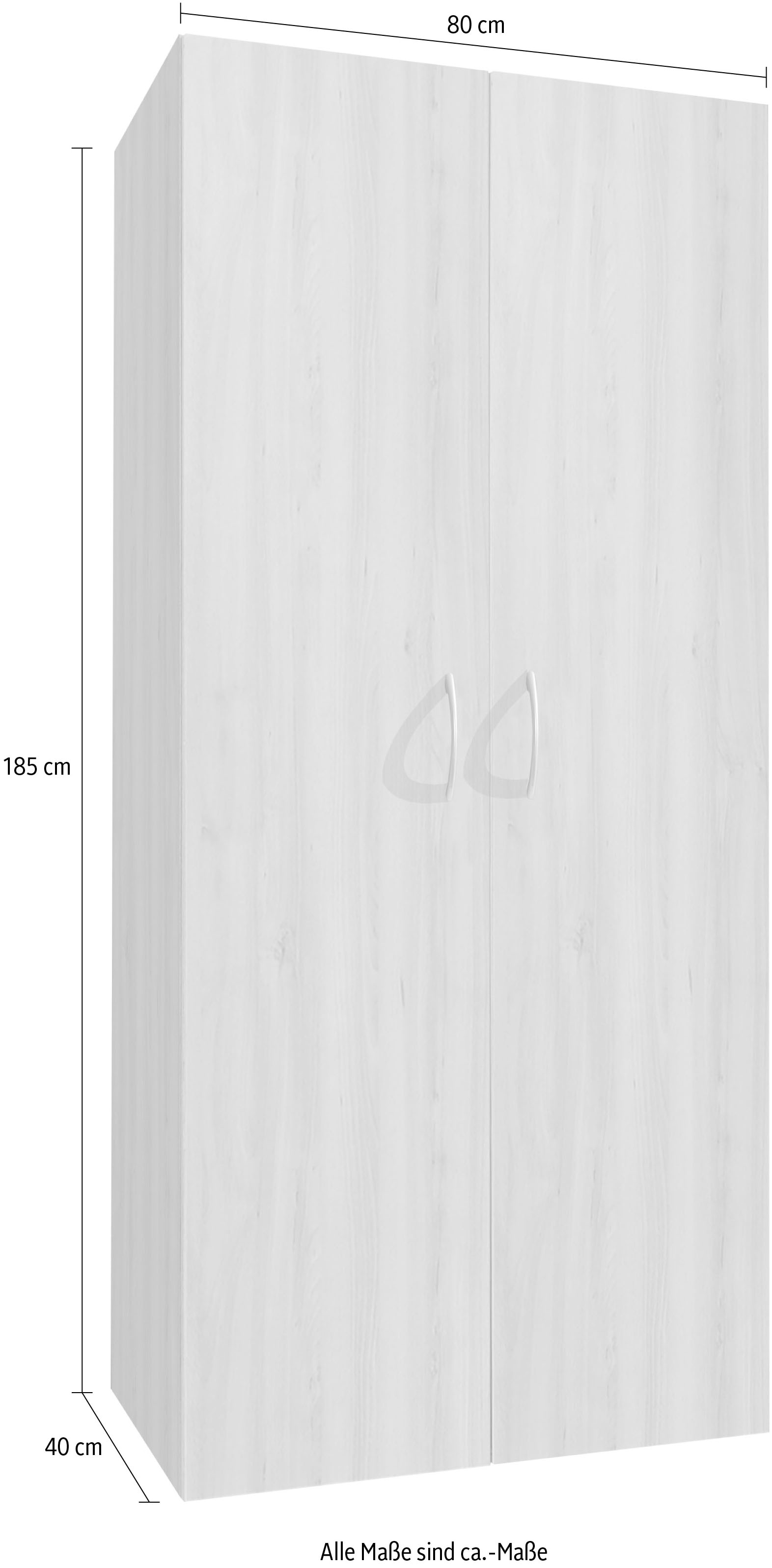 Wimex Kleiderschrank »Multiraumkonzept idealer Schrank für dein Zuhause«, (Viel Stauraum für jeden Raum), Schranksystem Wäscheschrank Garderobe Bestseller