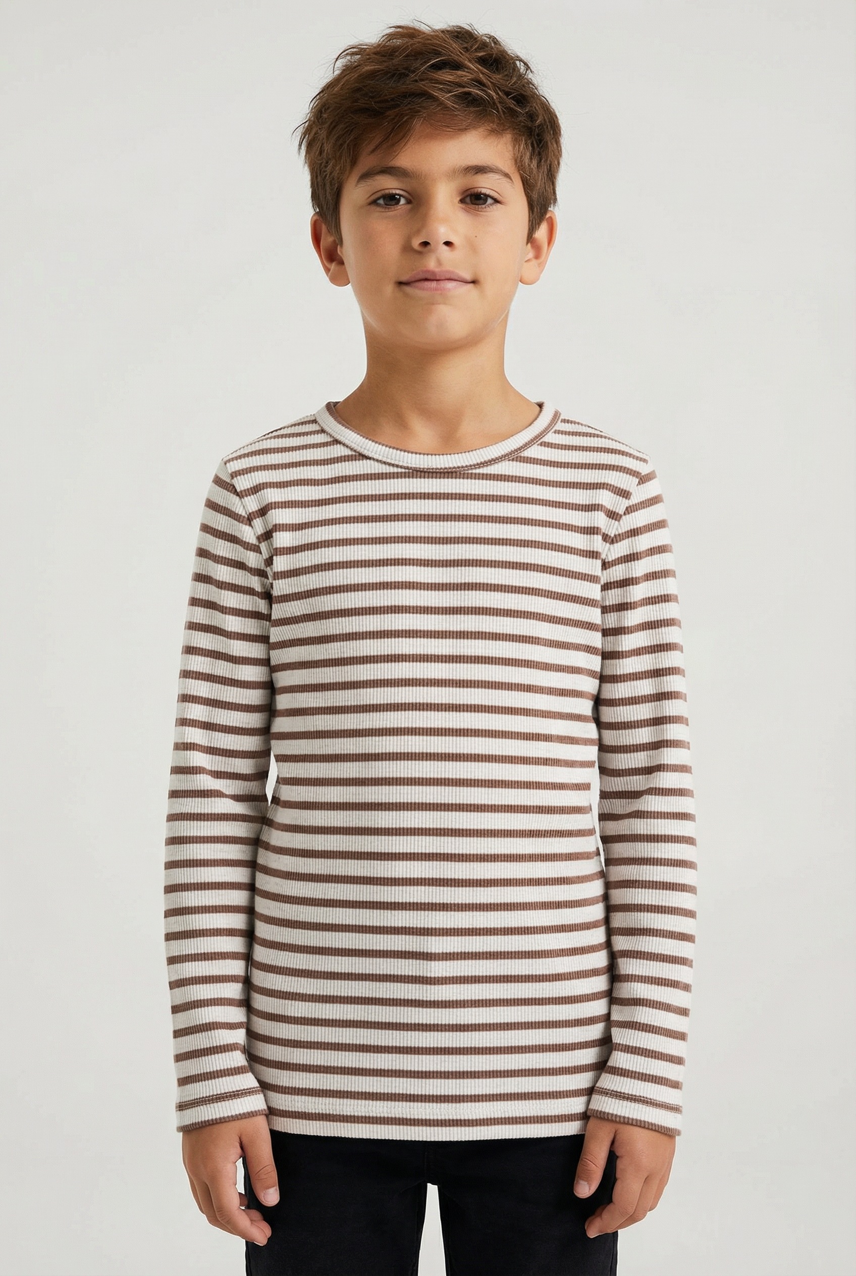 Name It Langarmshirt »NMNBANI LS XSL TOP NOOS« Ringel-Look in toller Rippen-Qualität