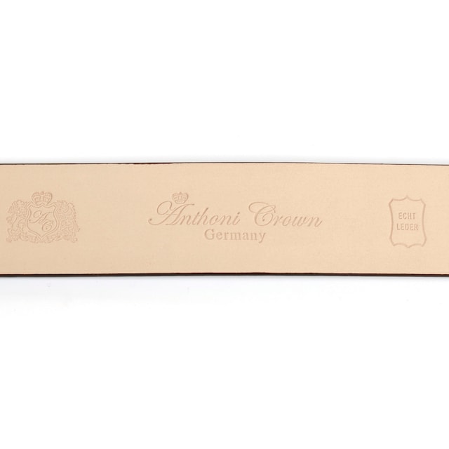 Anthoni Crown Ledergürtel, stilvoller Gürtel mit Sommerfeeling, helle  Rückseite bestellen im OTTO Online Shop