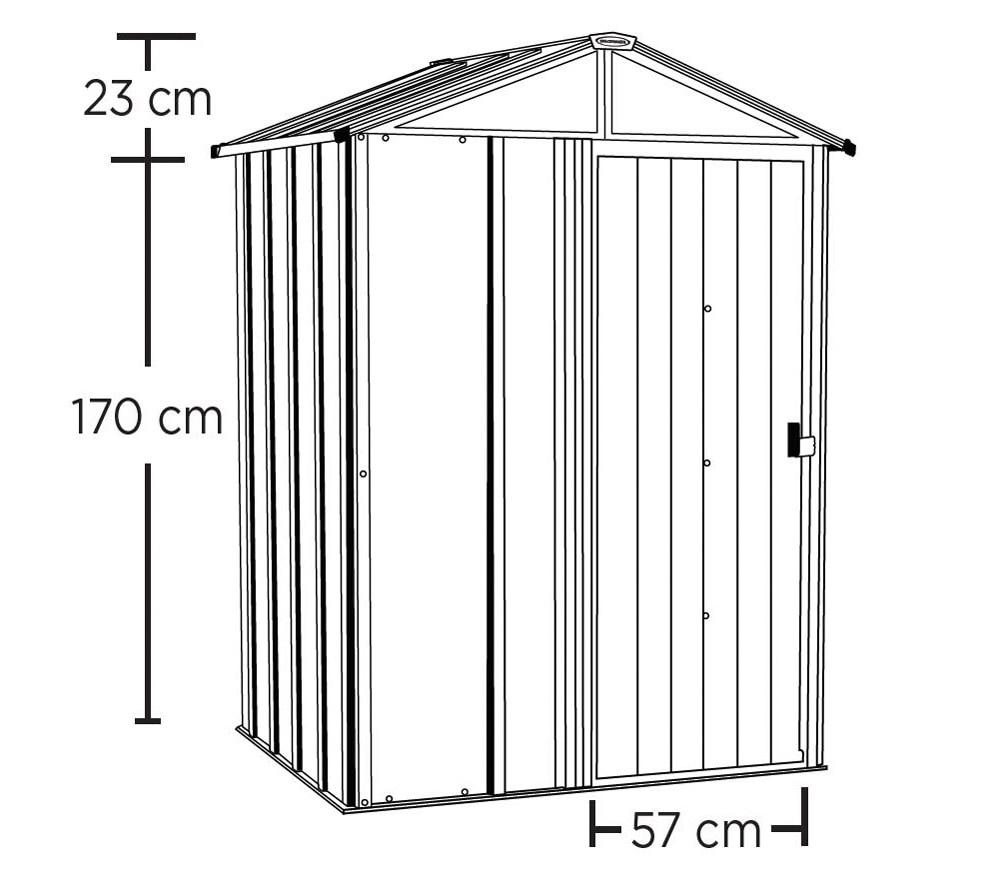 SPACEMAKER Gerätehaus, Metall