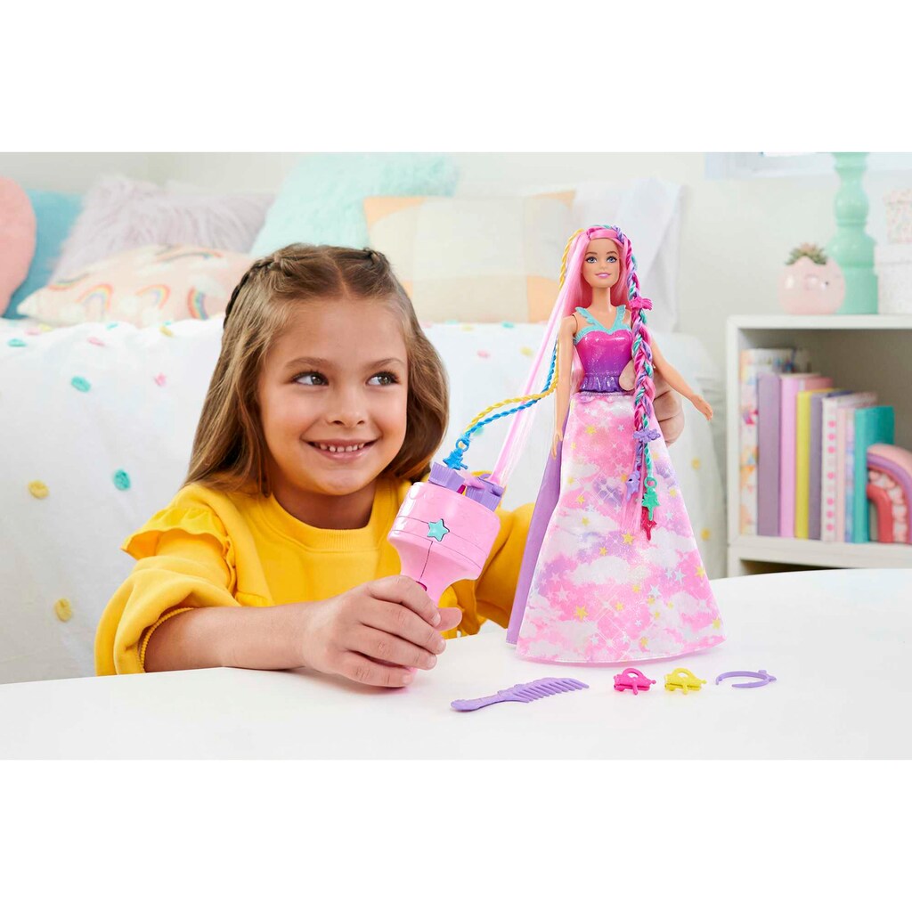 Barbie Anziehpuppe »Dreamtopia, Flechtspaß und Zubehör«