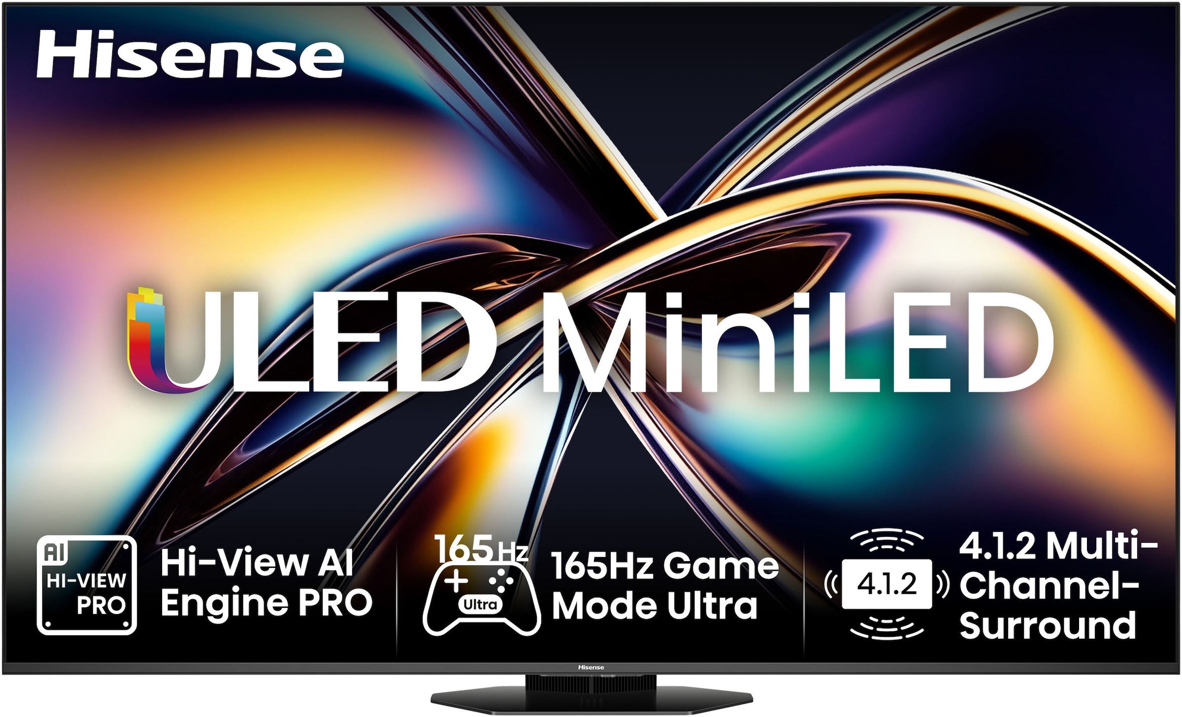 Hisense QLED Mini LED-Fernseher »75U8Q« 189 cm/75 ″ Smart-TV 4K UHD MiniLED Smart TV