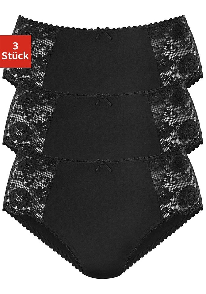 elastischer St.), bei OTTOversand Baumwoll-Qualität fleur petite Hüftslip, aus (Packung, 3