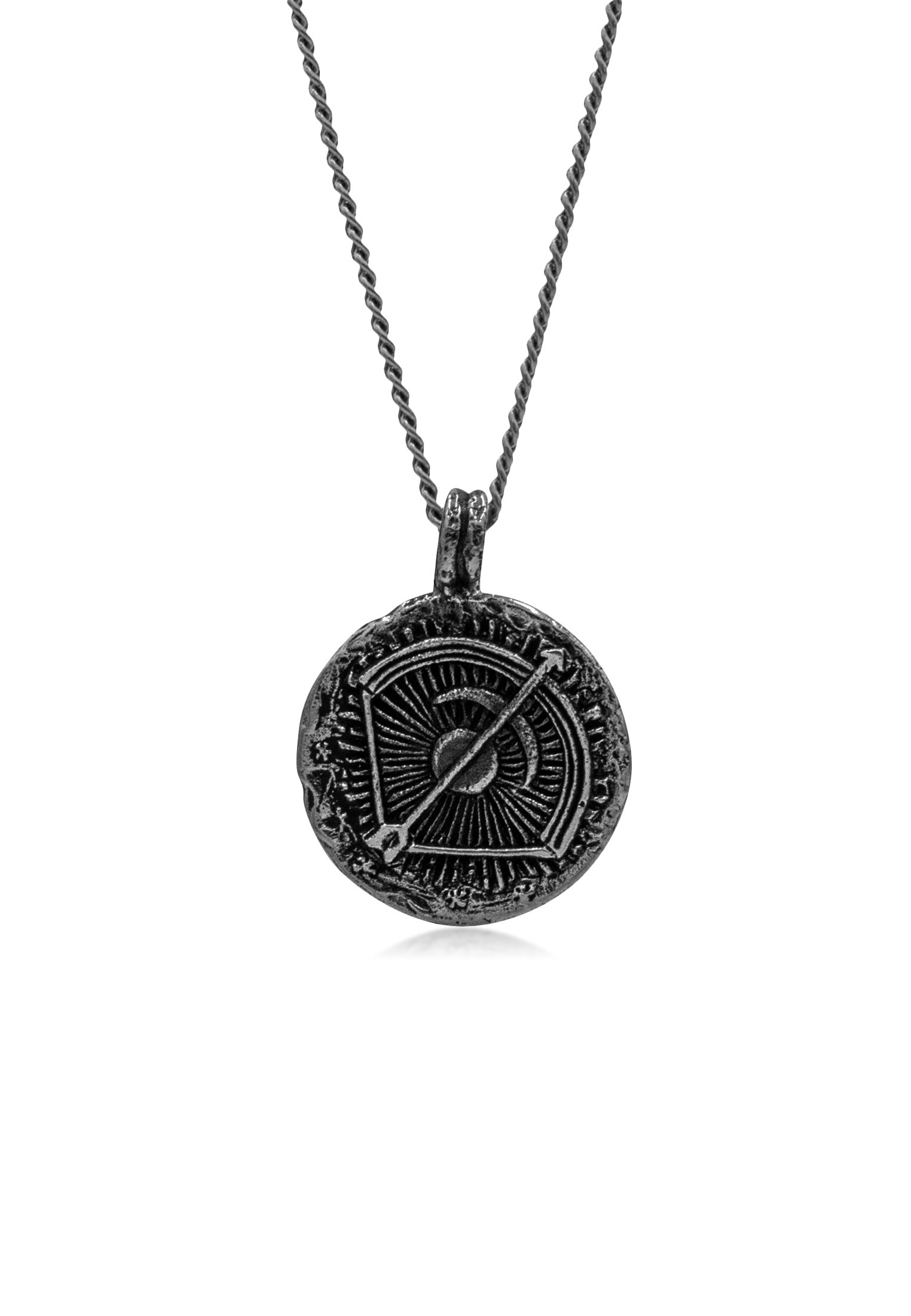 HAZE & GLORY Kette mit Anhänger »Halskette Sternzeichen Schütze Kordelkette 925 Silber«