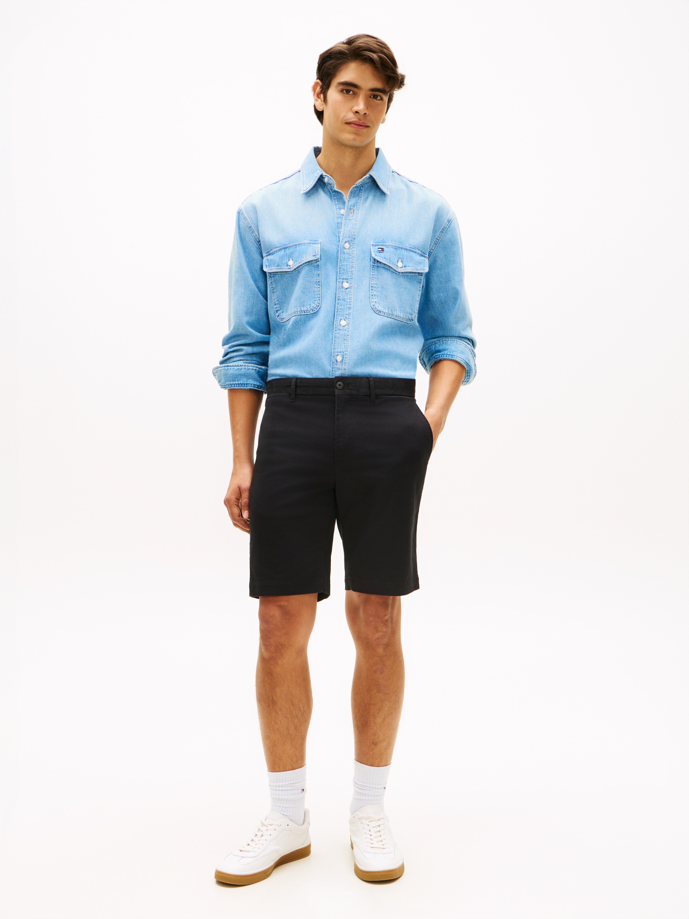 Tommy Hilfiger Chinoshorts »DENTON«  gerade Form, schlichtes Design