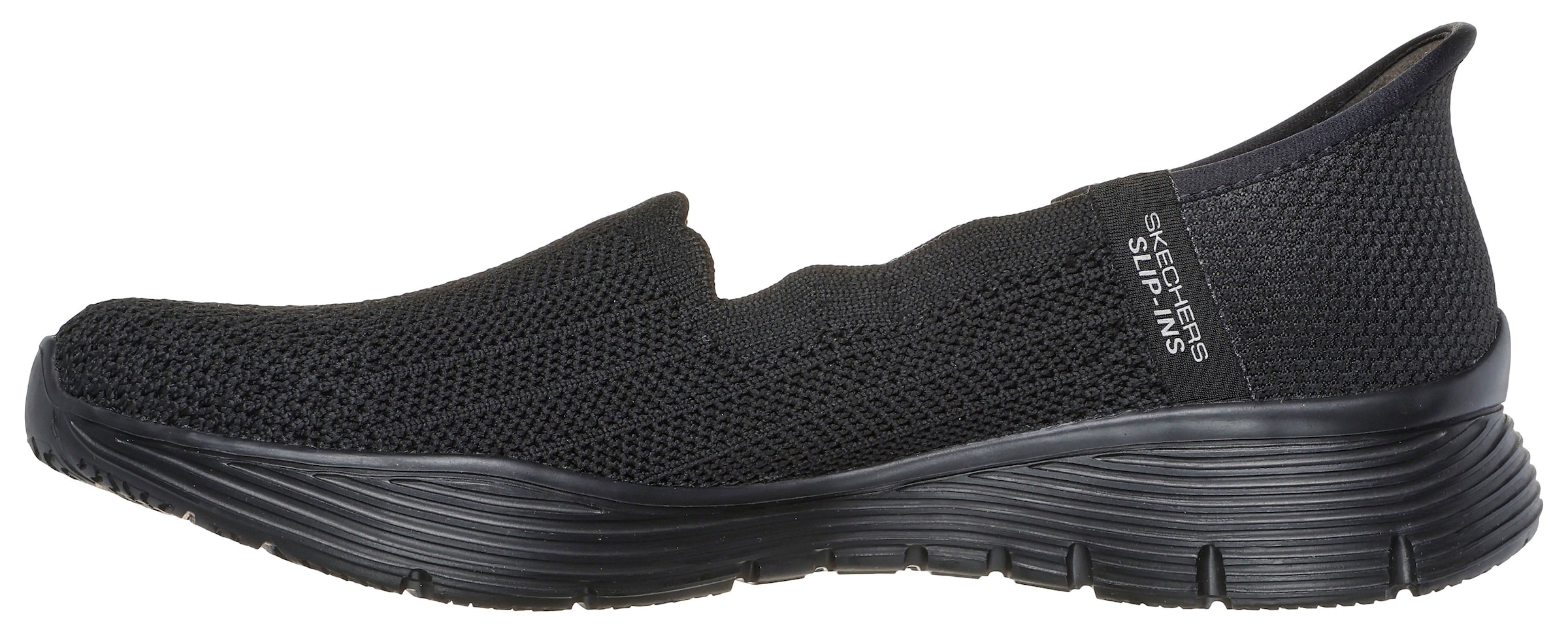 Skechers Slip-On Sneaker »SEAGER-BELIEVE IT«, Slipper, Reha Schuh mit Handsfree Slip-ins Funktion