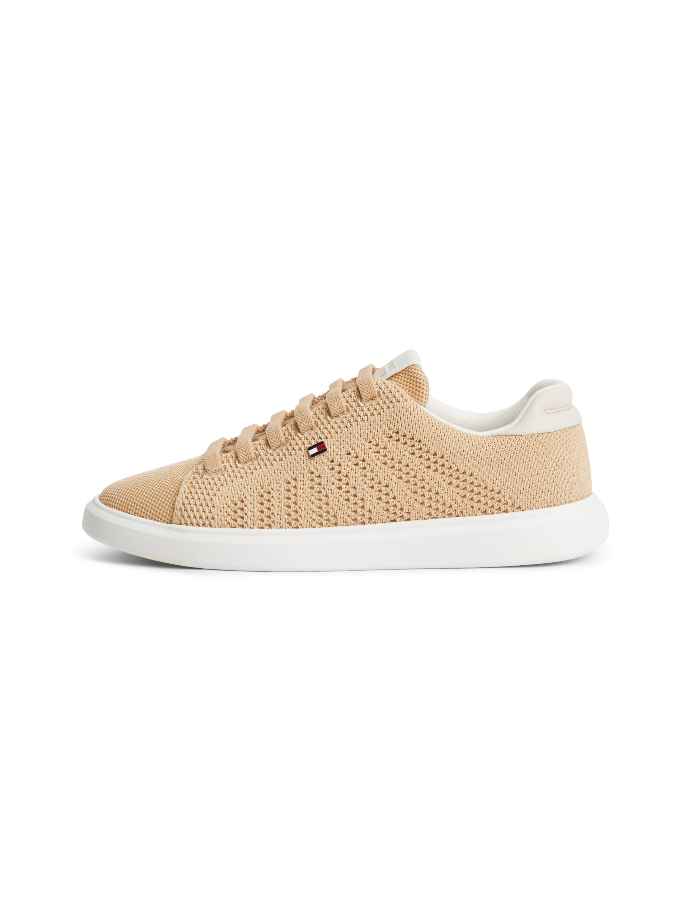 Tommy Hilfiger Sneaker »TH ICON LIGHT KNIT SNEAKER«  Freizeitschuh, Halbschuh, Schnürschuh in sommerlicher Strick-Optik