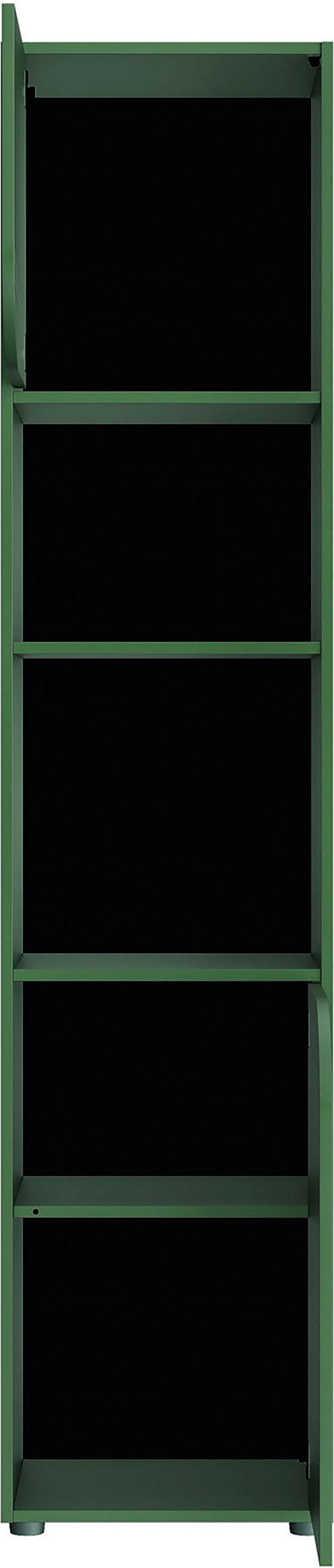 Gami Kleiderschrank »2-türiges Bücherregal«, Ein sehr funktioneller Schrank mit Regal.